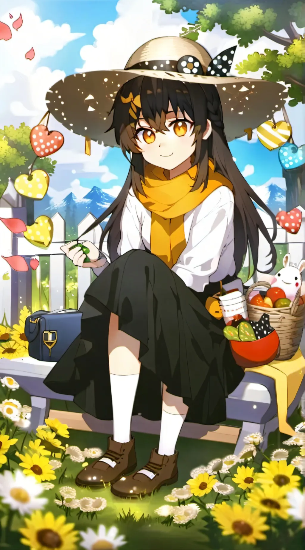 ai character: GLITCH BUT GIRL?!  background