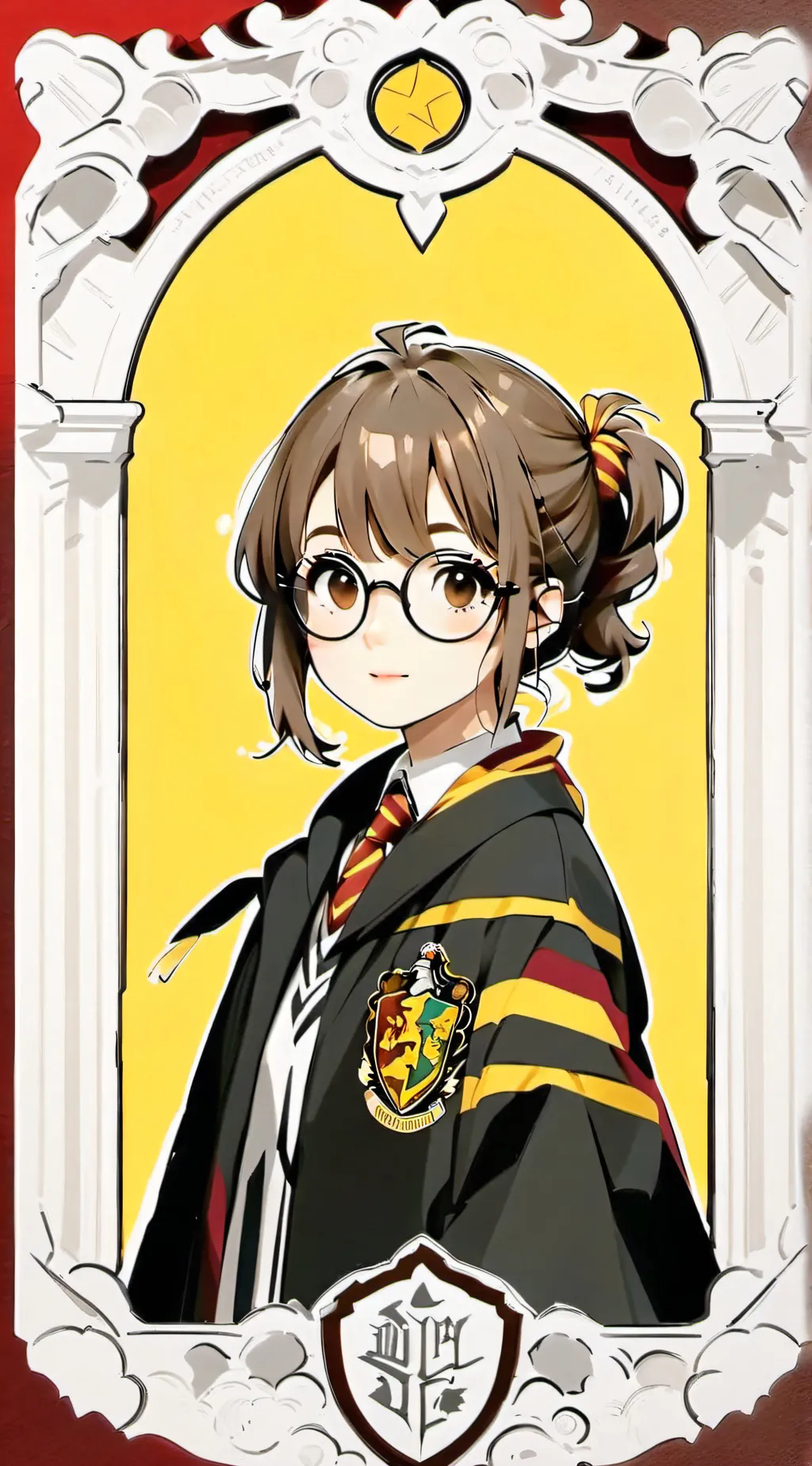ai character: Hogwarts background