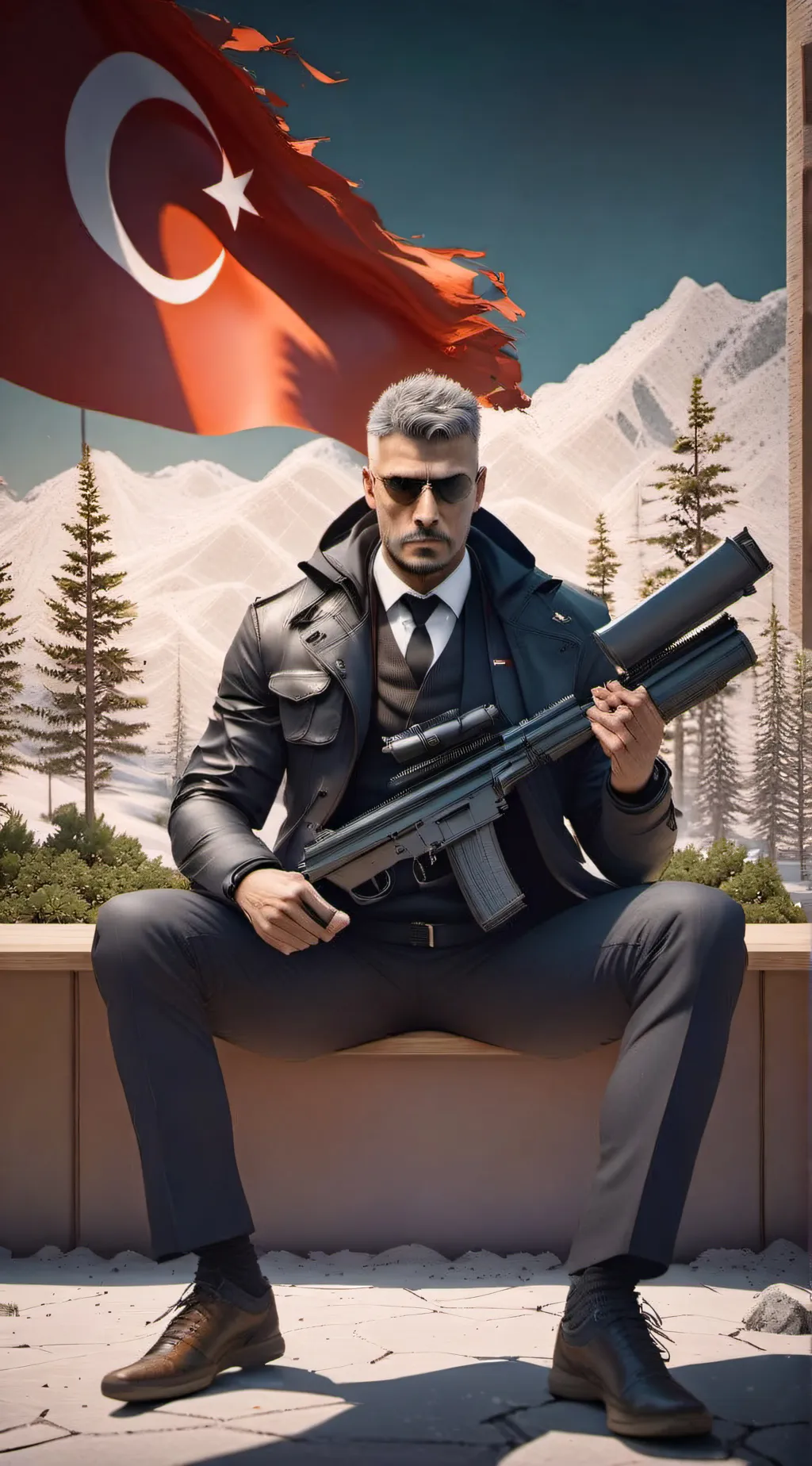 ai character: Yusuf  dikec background