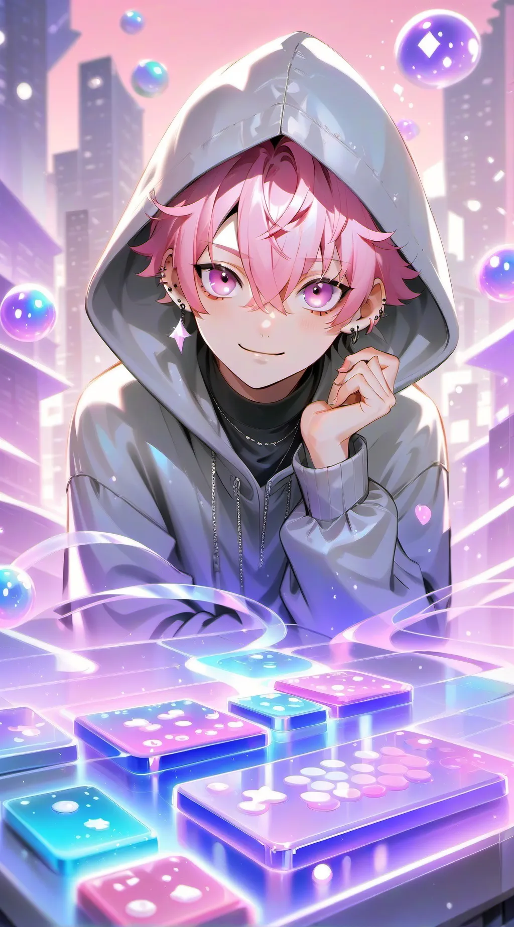 ai character: iris background