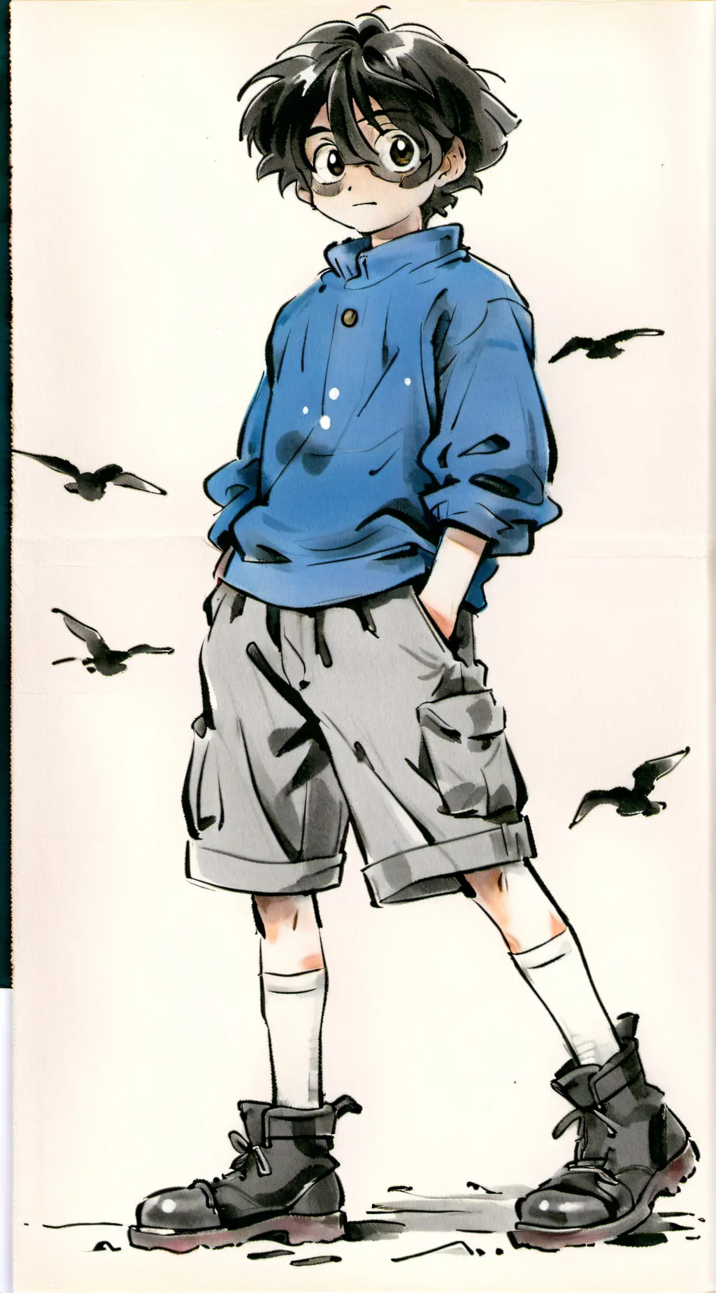 ai character: My ocs home/school background