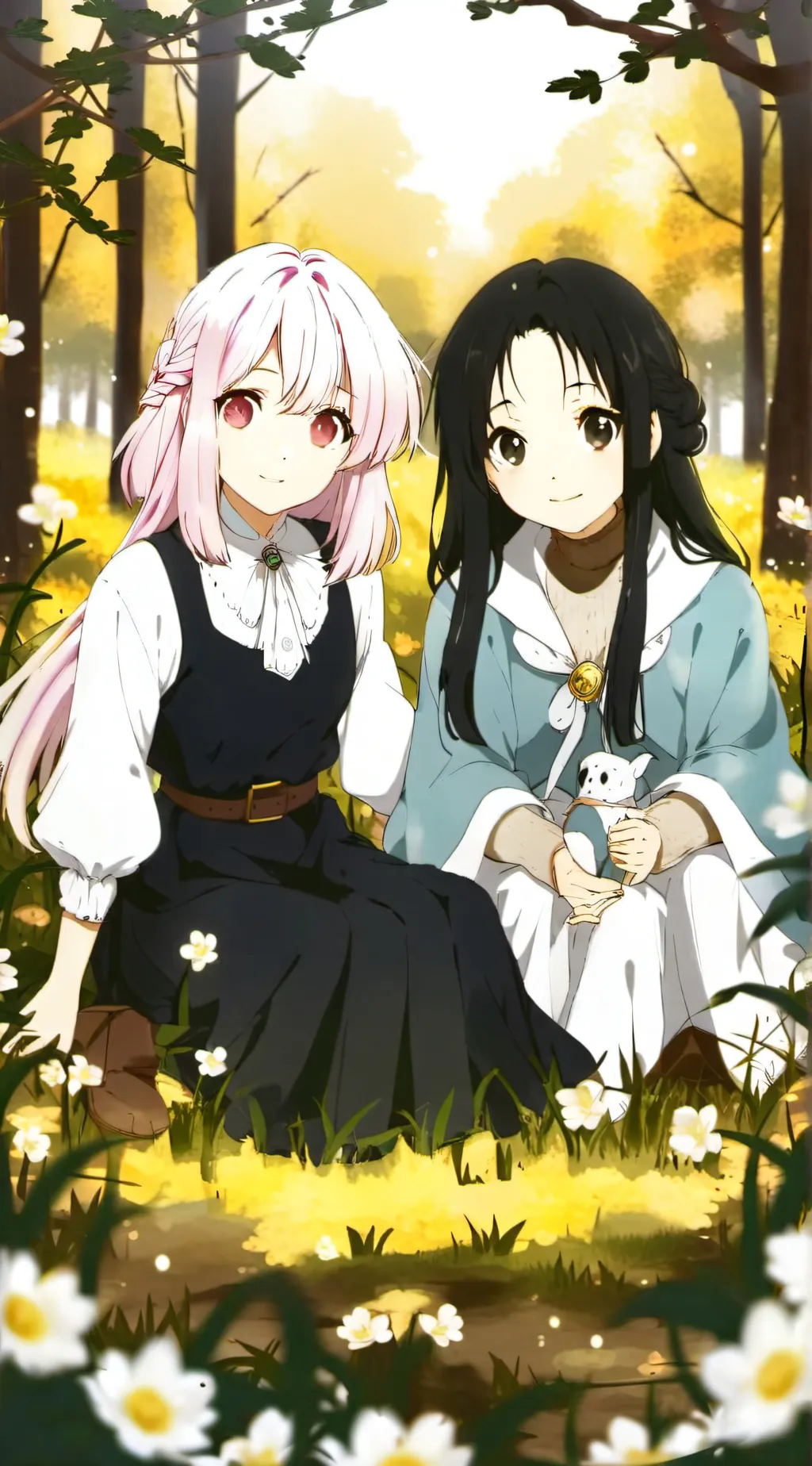 ai character: Lilly x Liz x you background