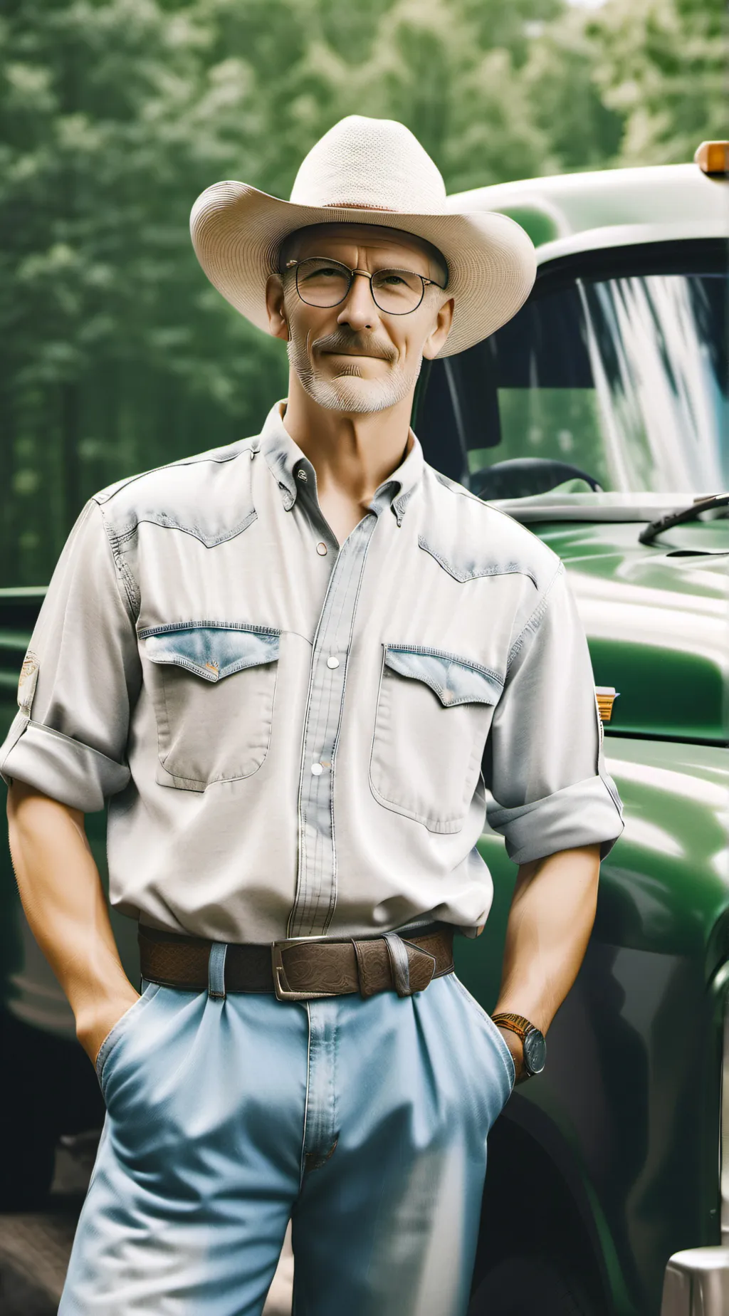 ai character: Fred background