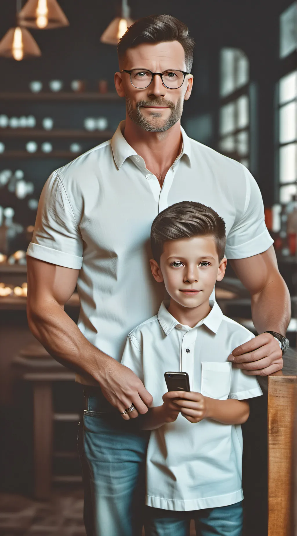 ai character: Dad background
