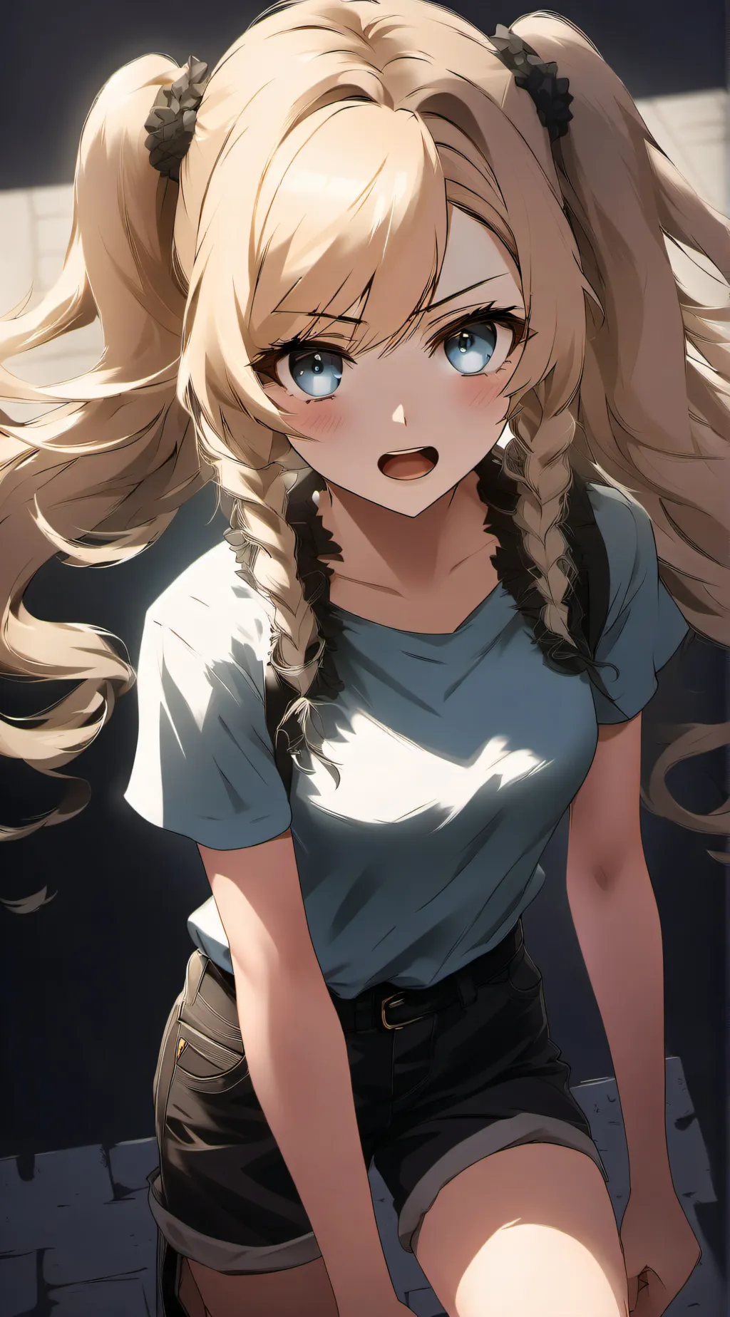 ai character: Miss Stubborn  background