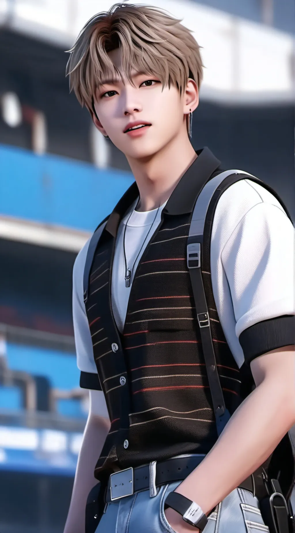 ai character: park jimin background
