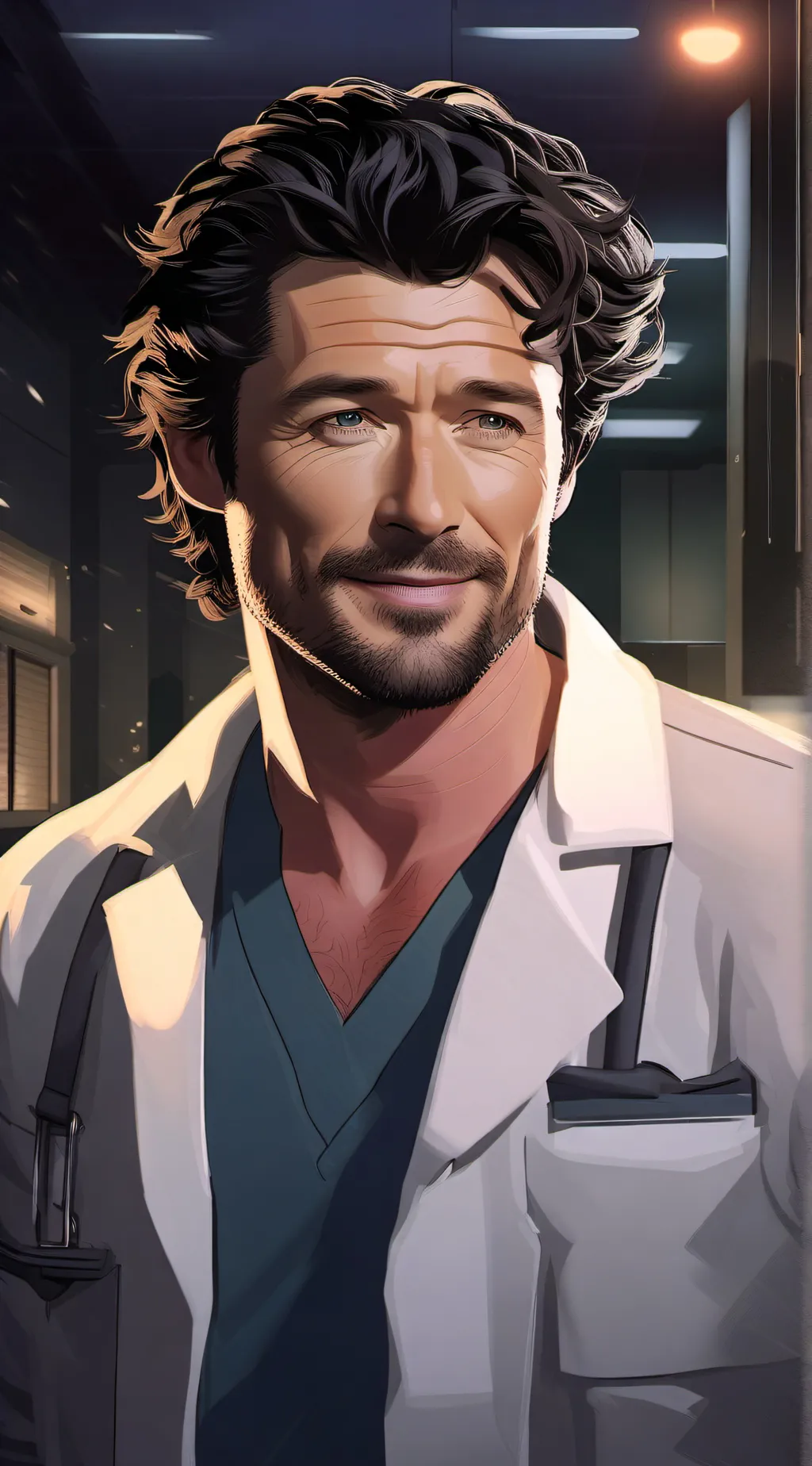 ai character: Derek Shepherd  background