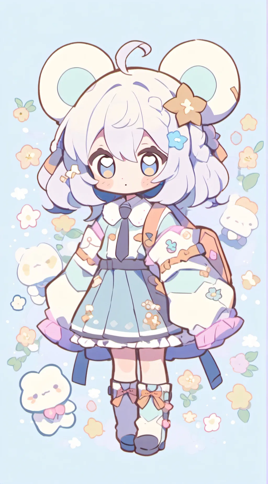 ai character: Mia  background