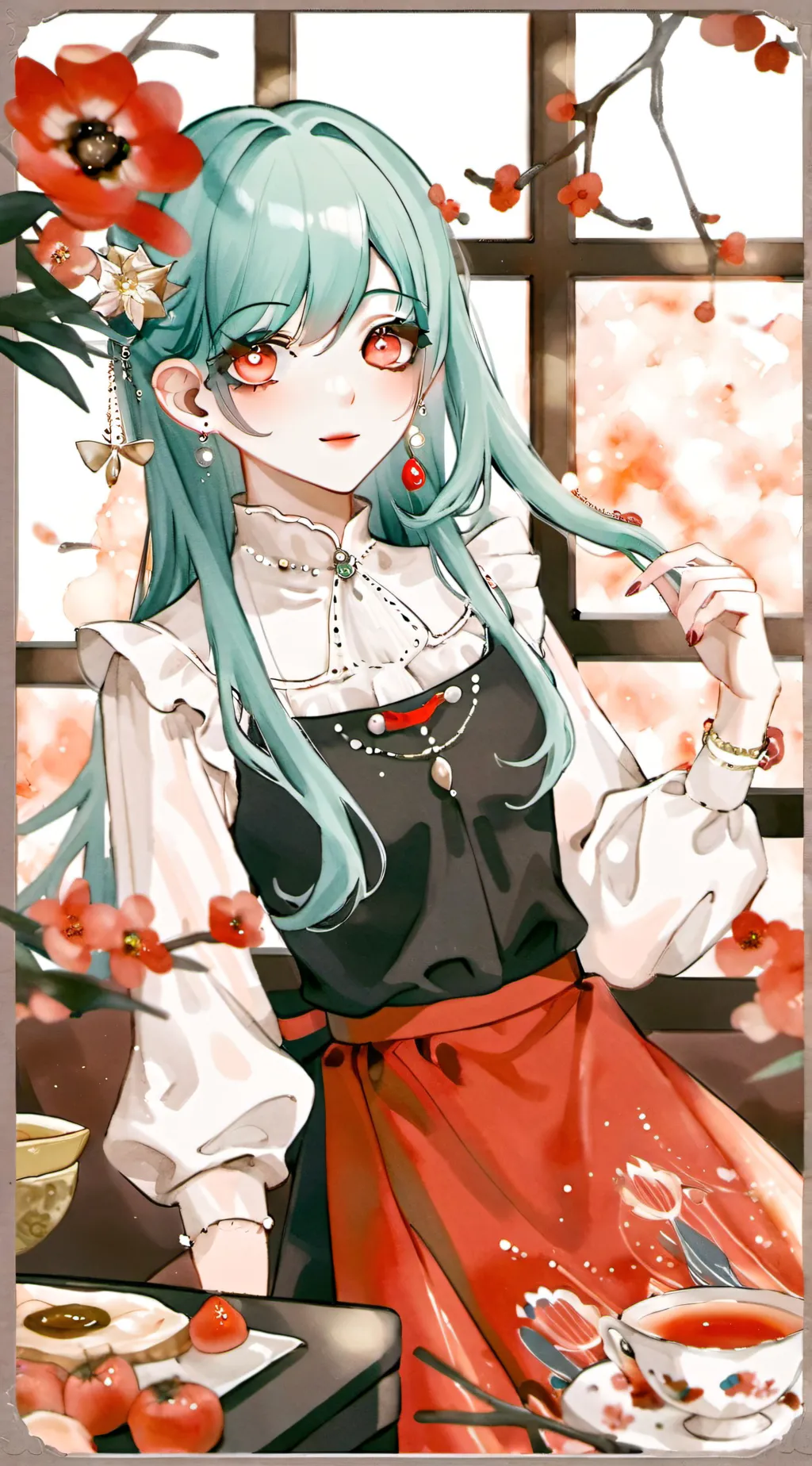 ai character: Sasha :D background