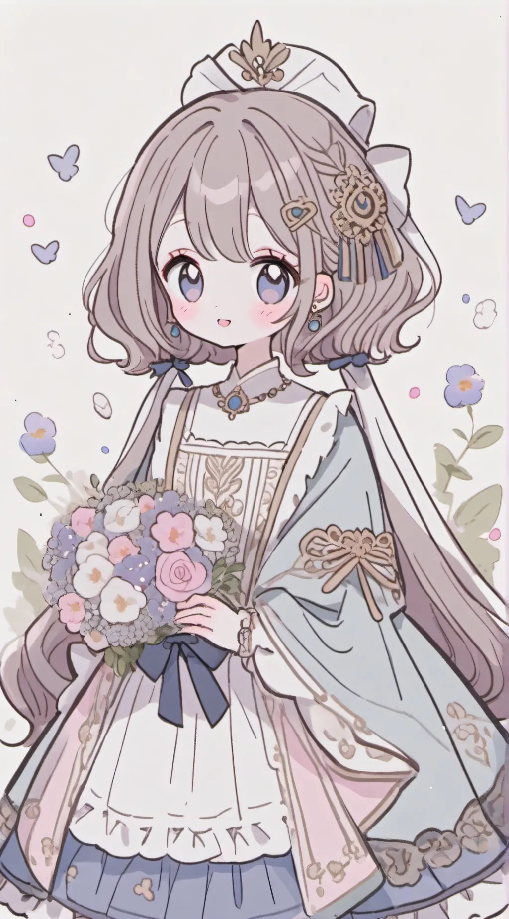 ai character: princess Charlotte background