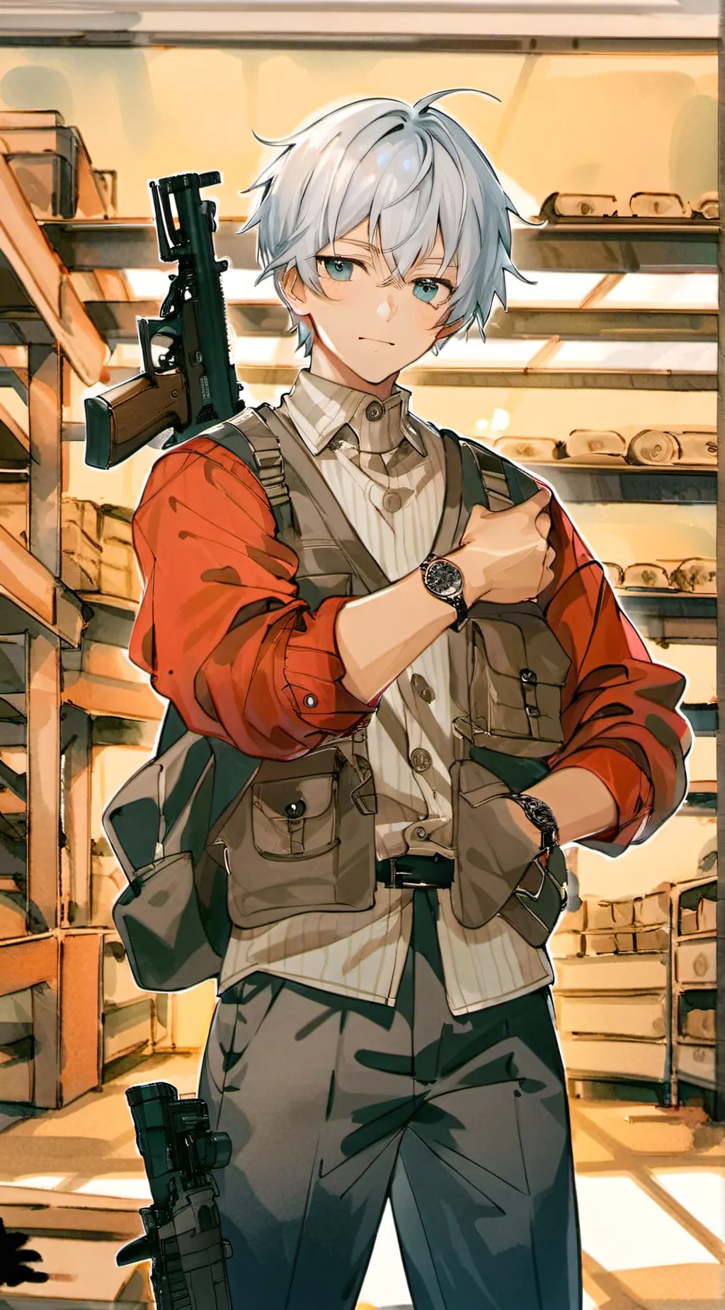ai character: Hunter background