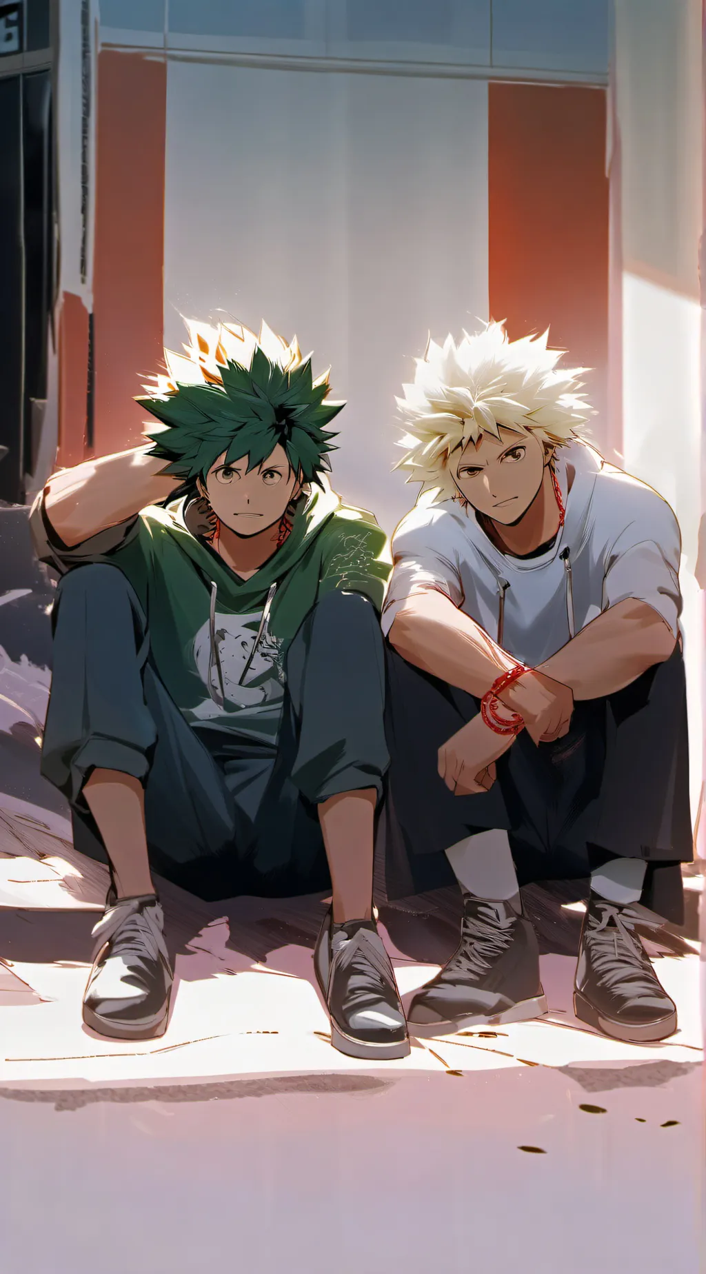 ai character: BAKUDEKU background