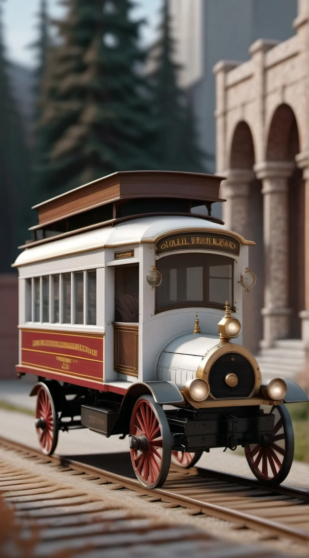 ai character: adventure train II background