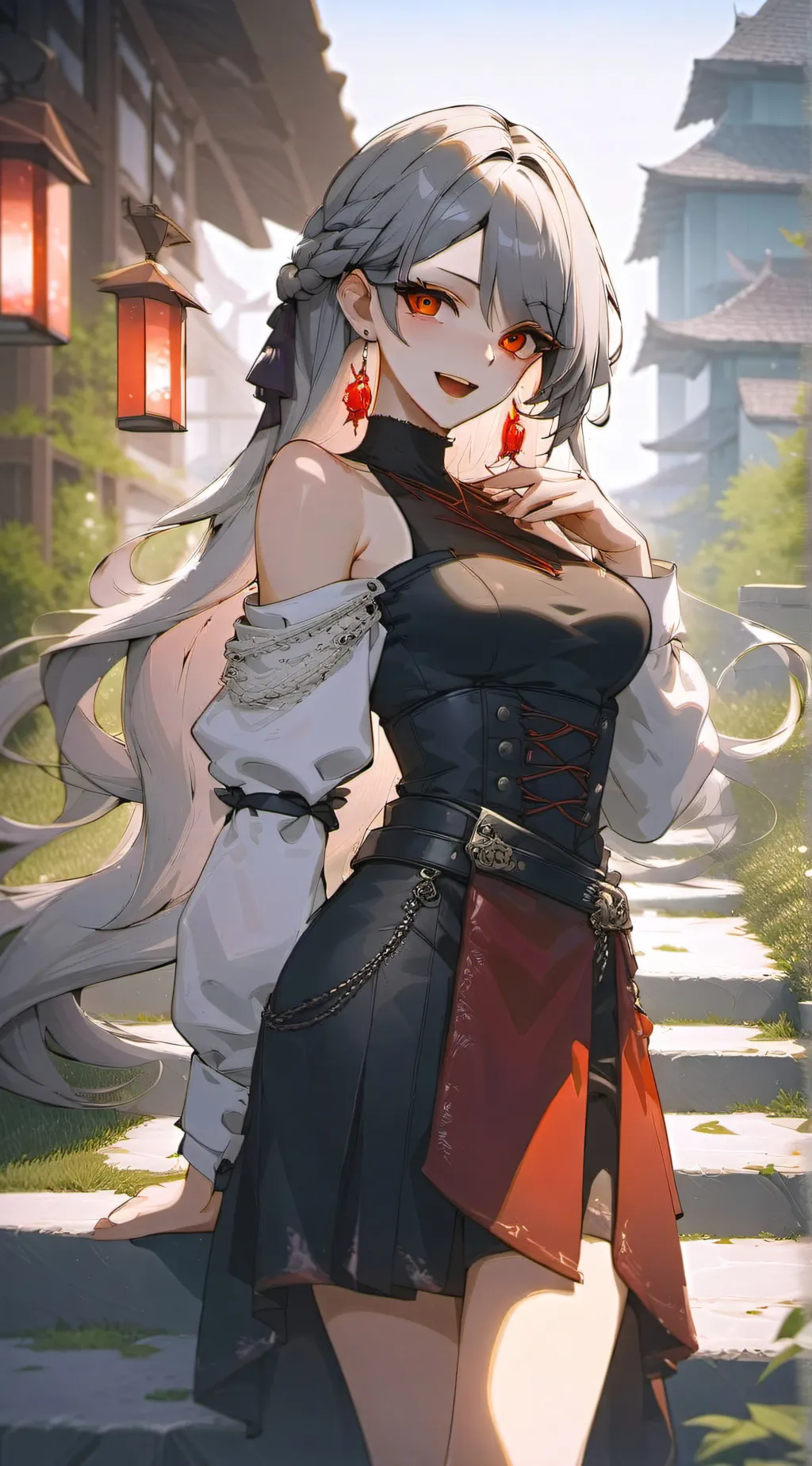 ai character: Lilium E Montebard background