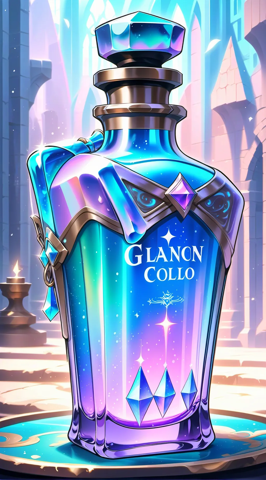 ai character: Baby potion background