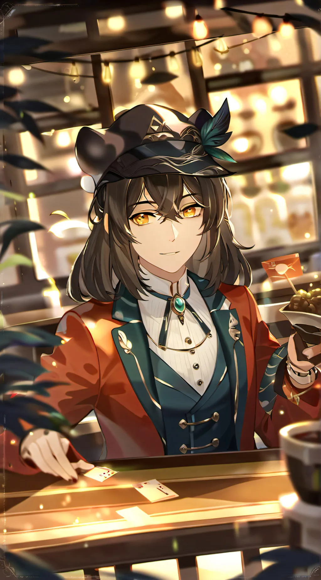 ai character: Macy background