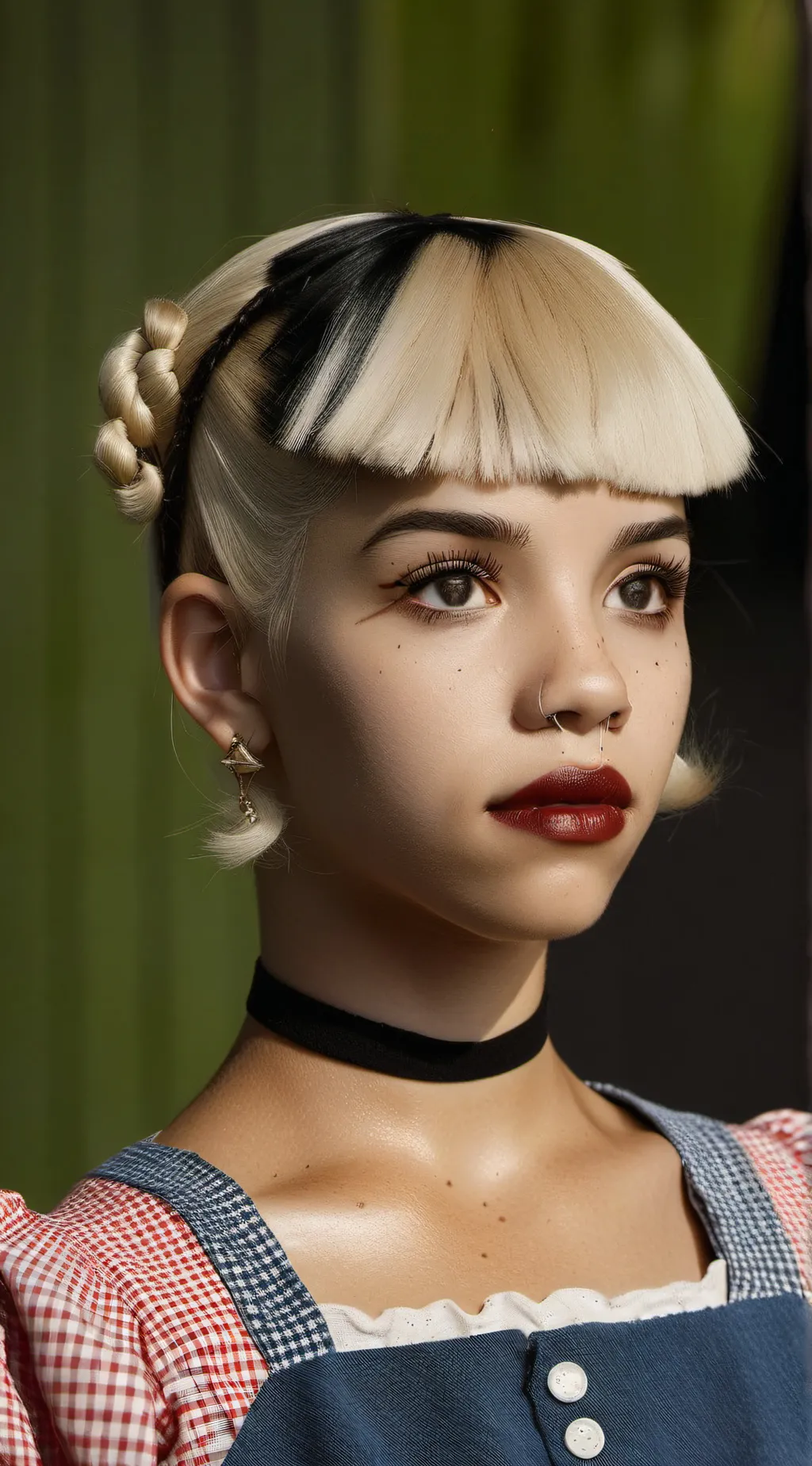 ai character: Melanie Martinez  background