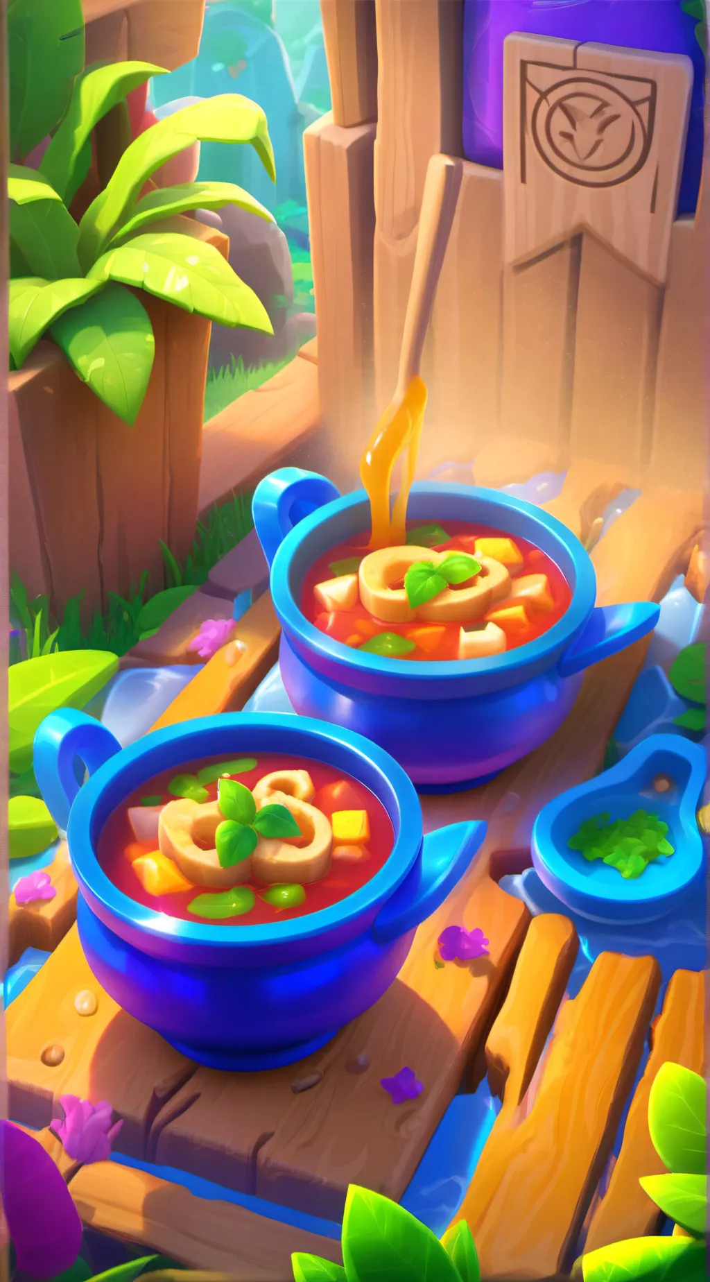 ai character: Soup background