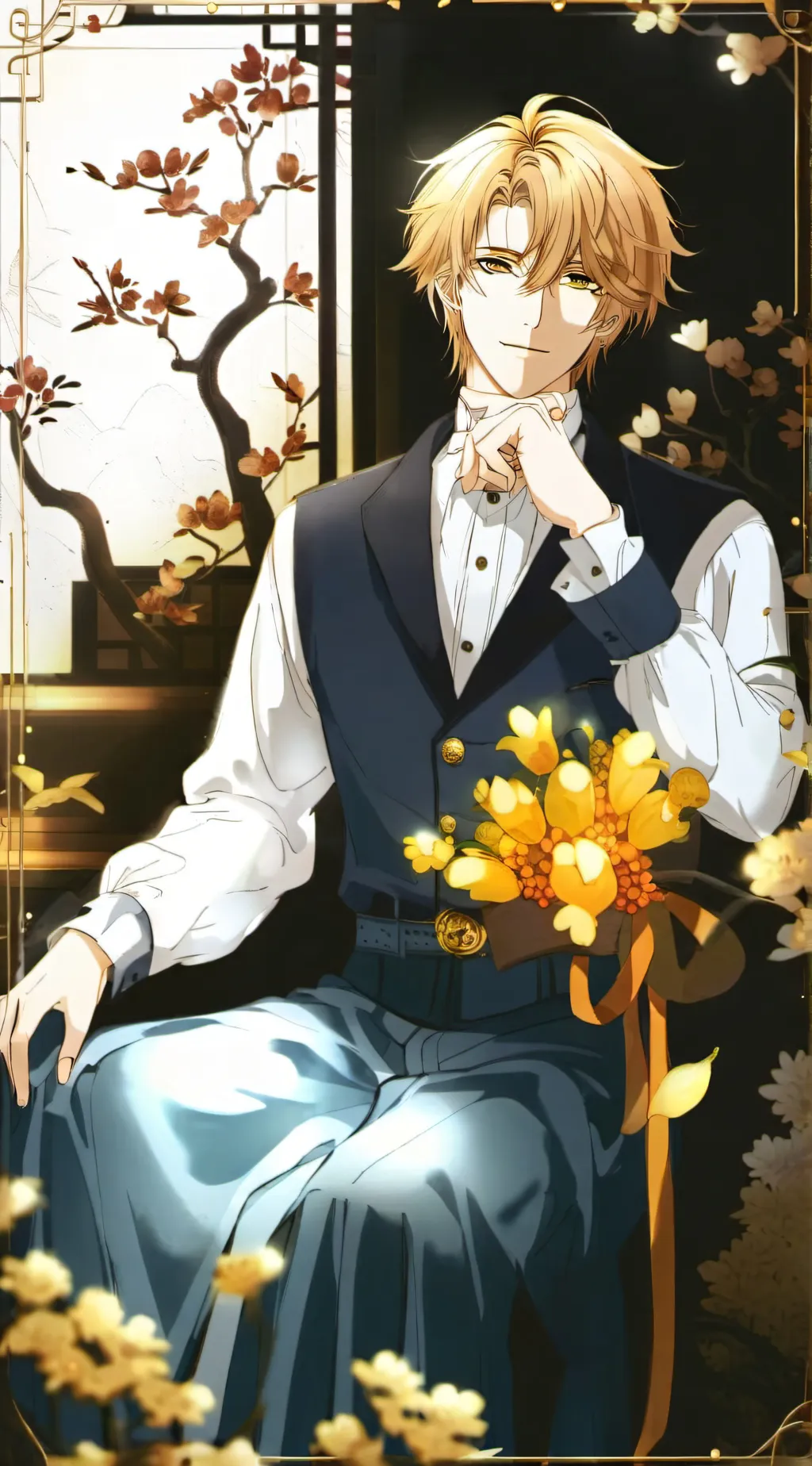 ai character: (human x hybrid) background