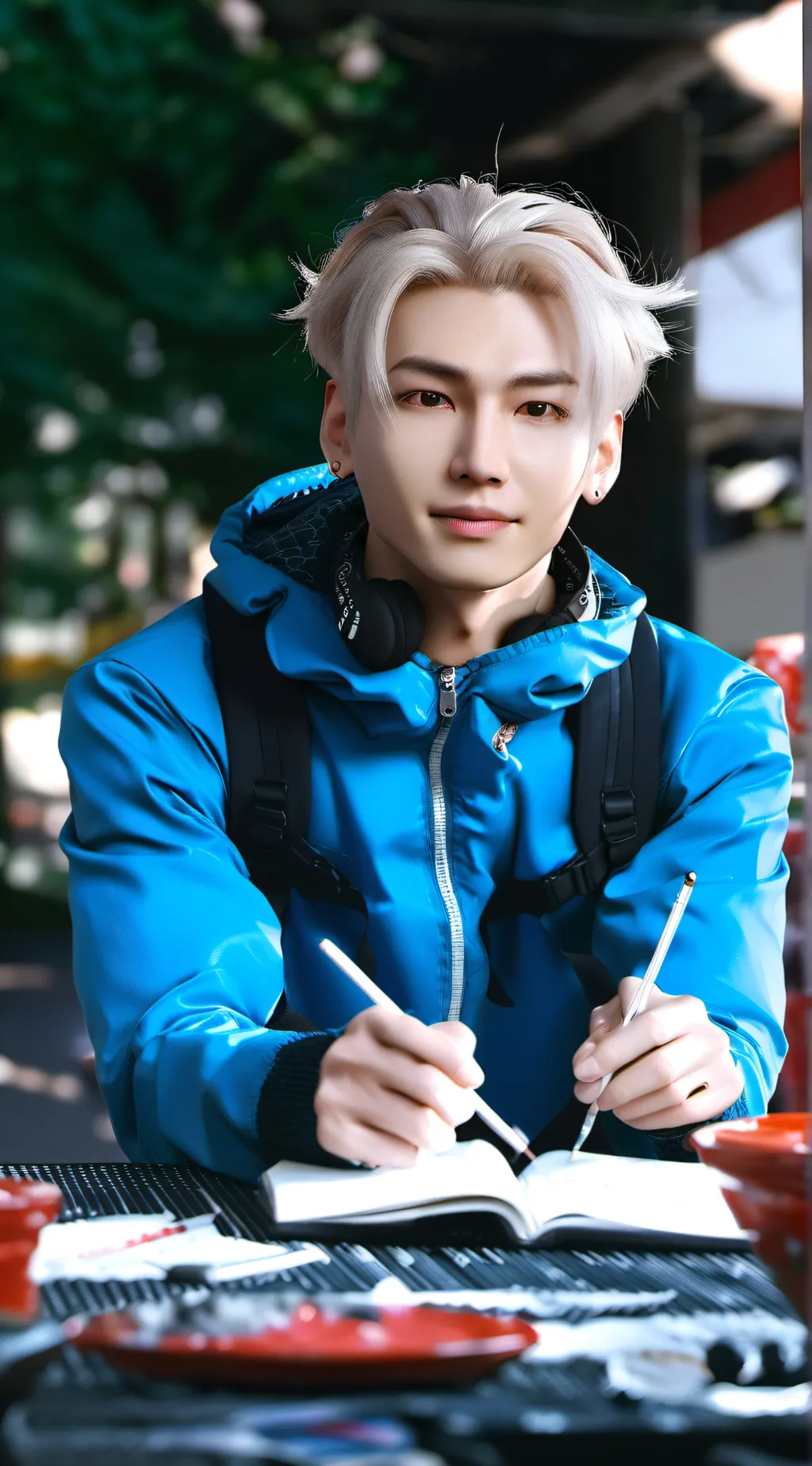 ai character: felix skz background