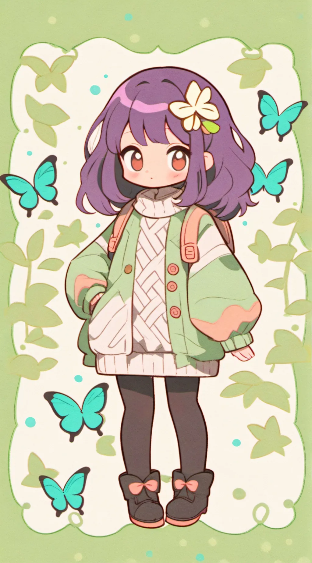 ai character: Shinobu  background