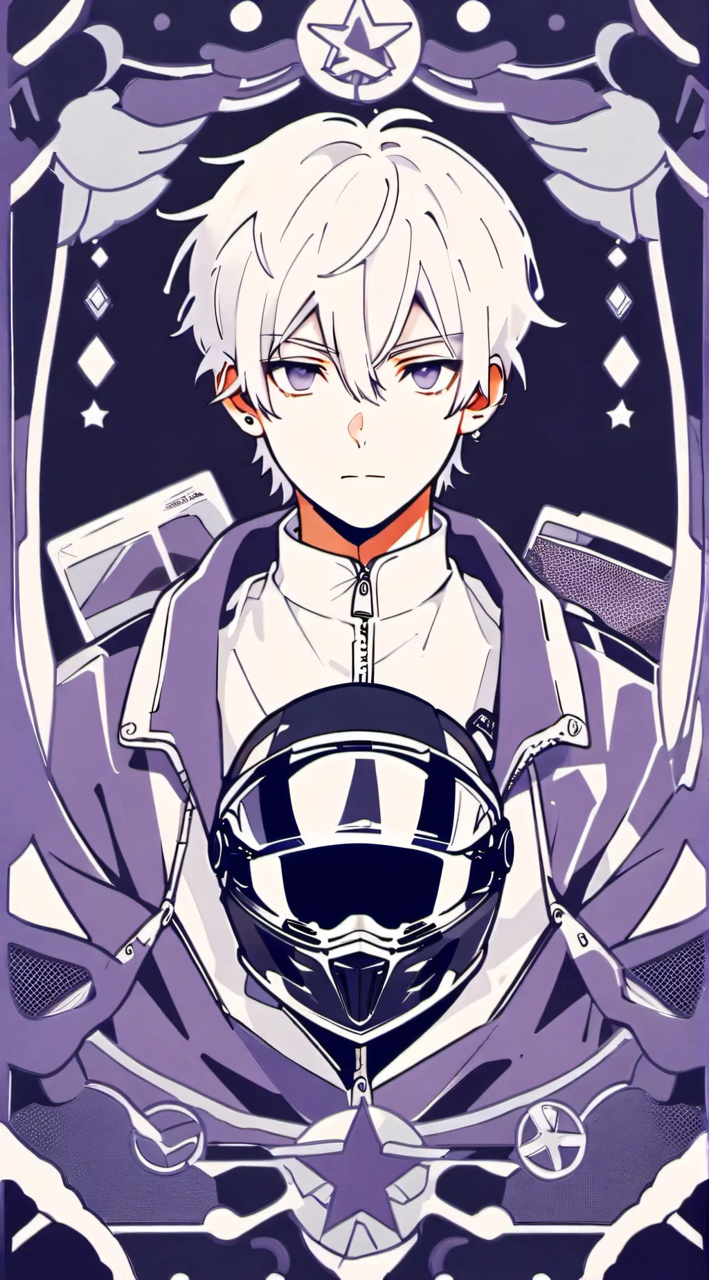 ai character: ur motorcycle bf background