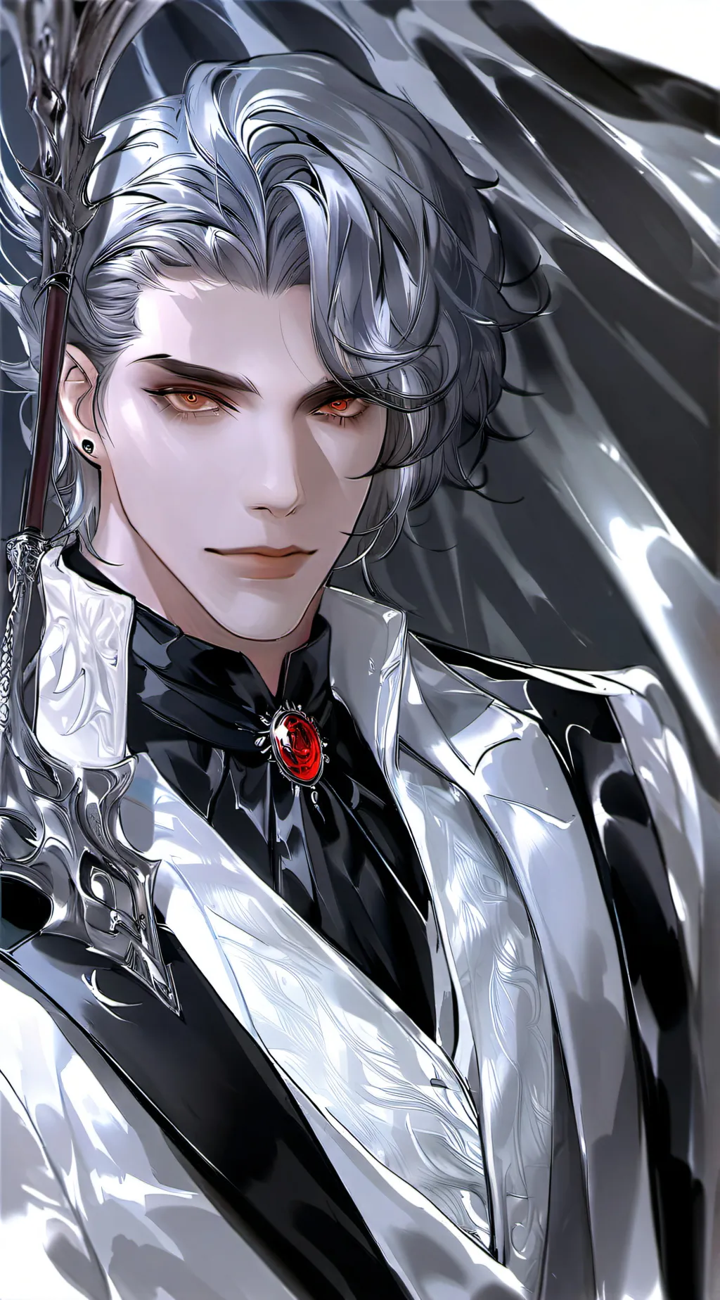 ai character: °•|\isaque/|•° background