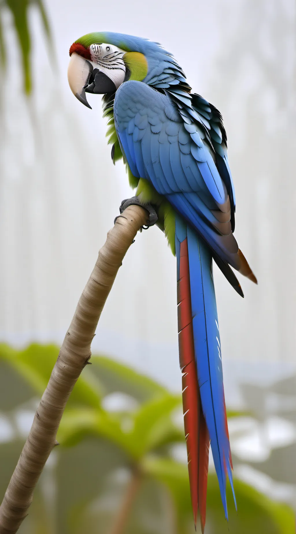 ai character: Blu (Rio 2) background