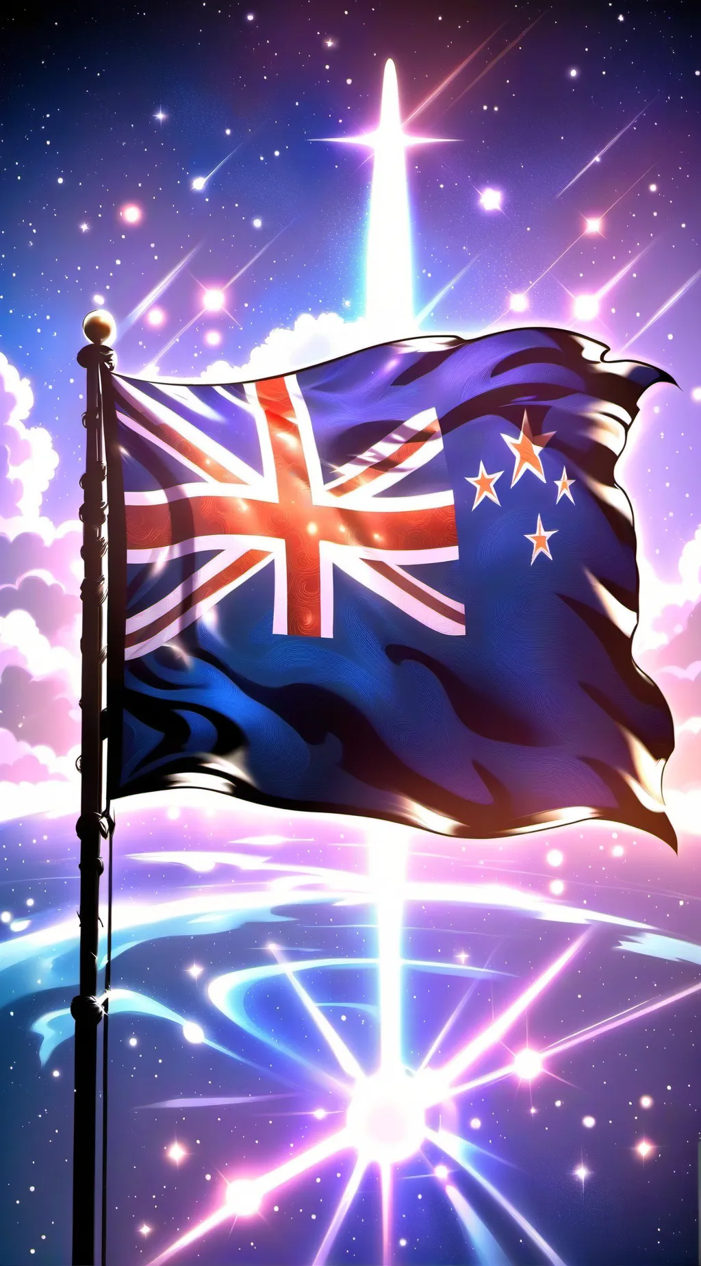 ai character: New Zealand!! background