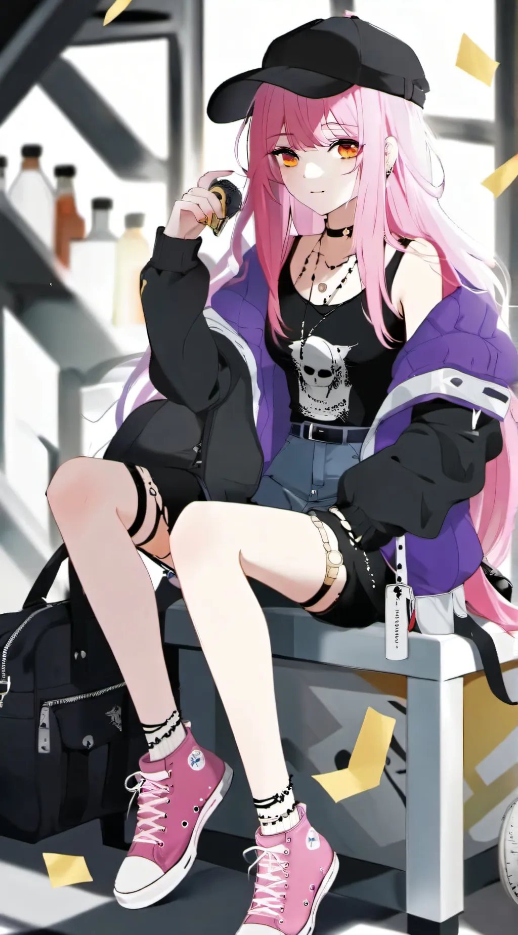 ai character: Luna background