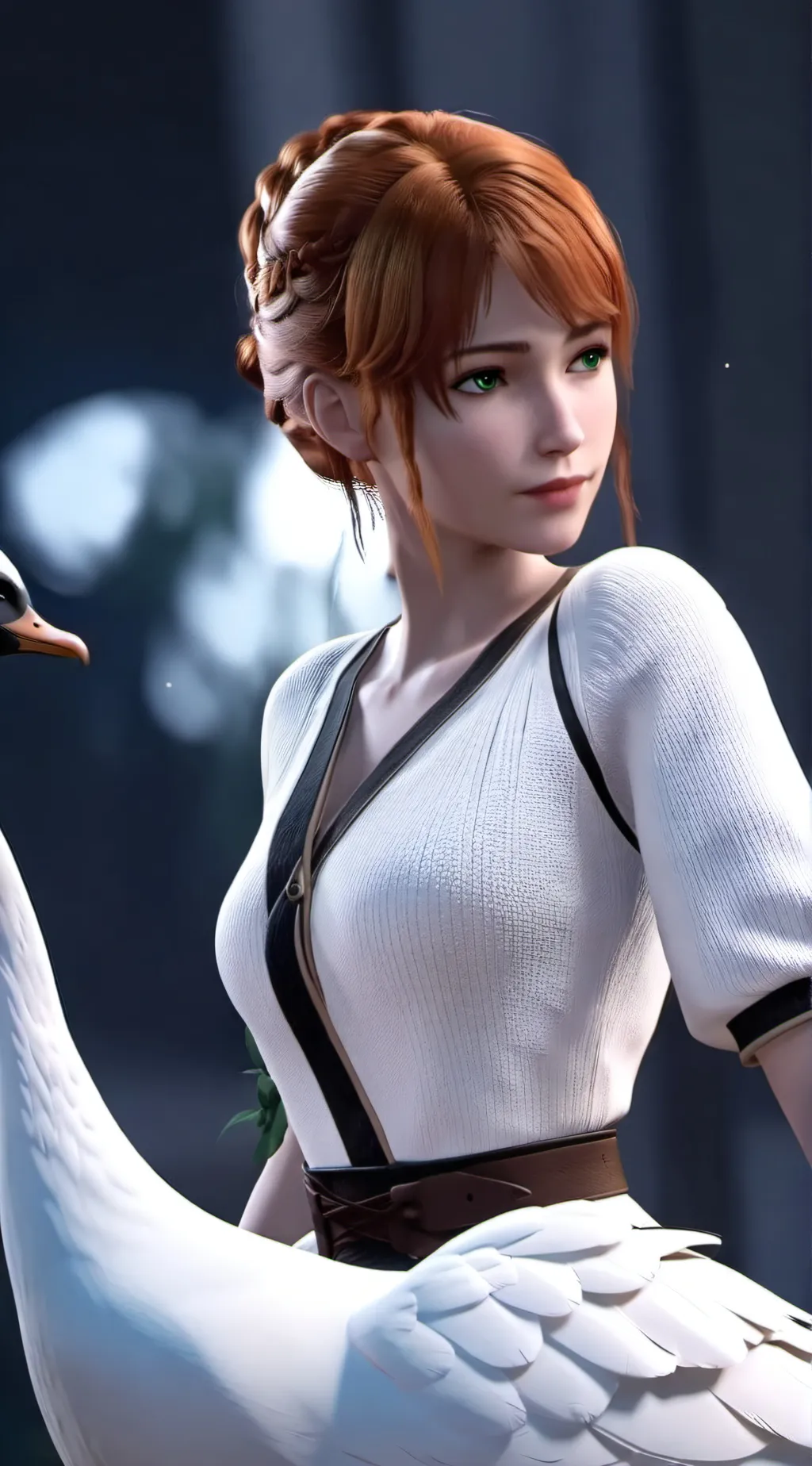 ai character: Leap movie background