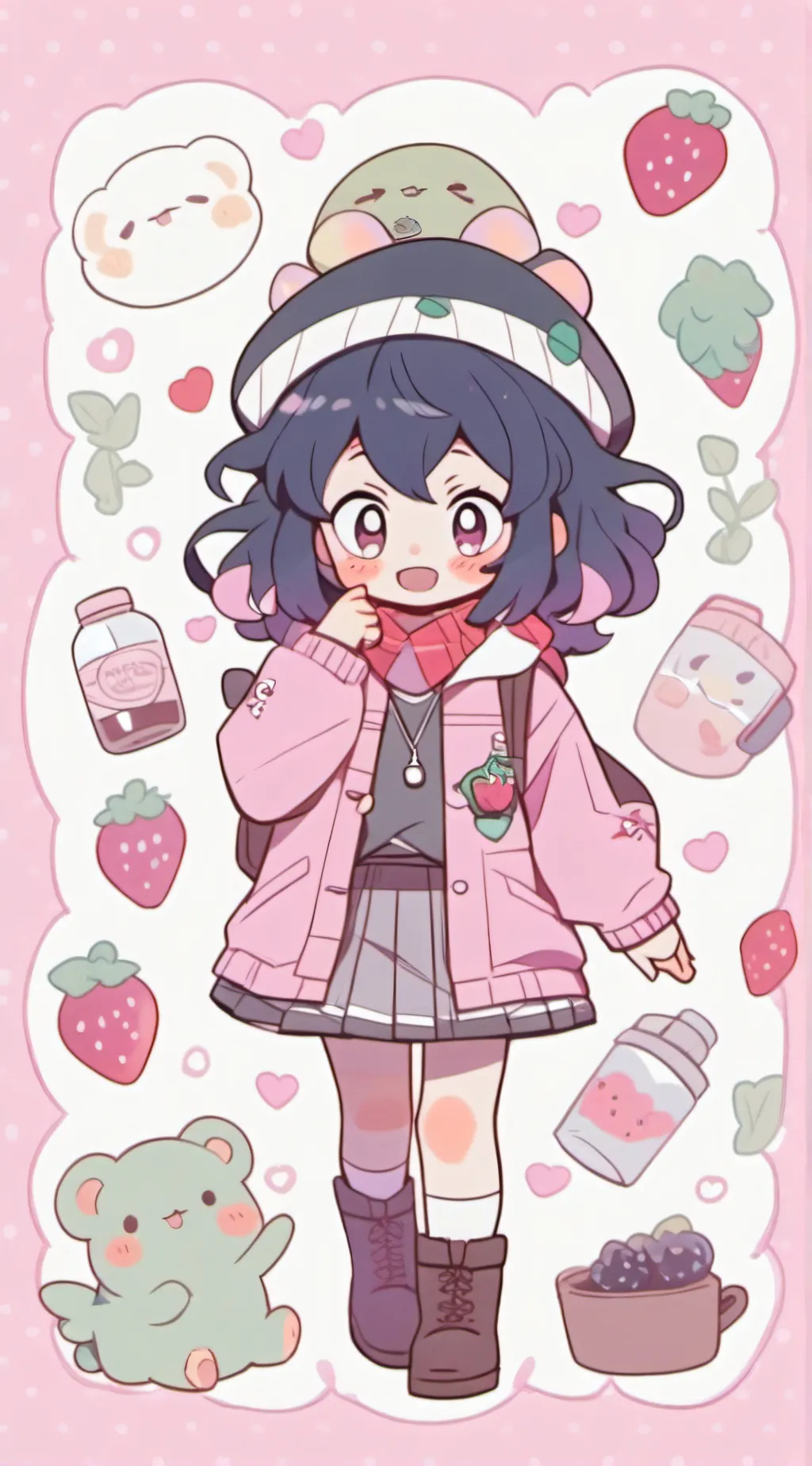 ai character: New student????? background