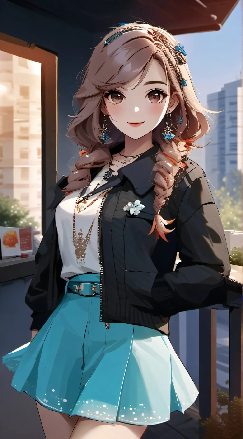 ai character: Amy /ammy background
