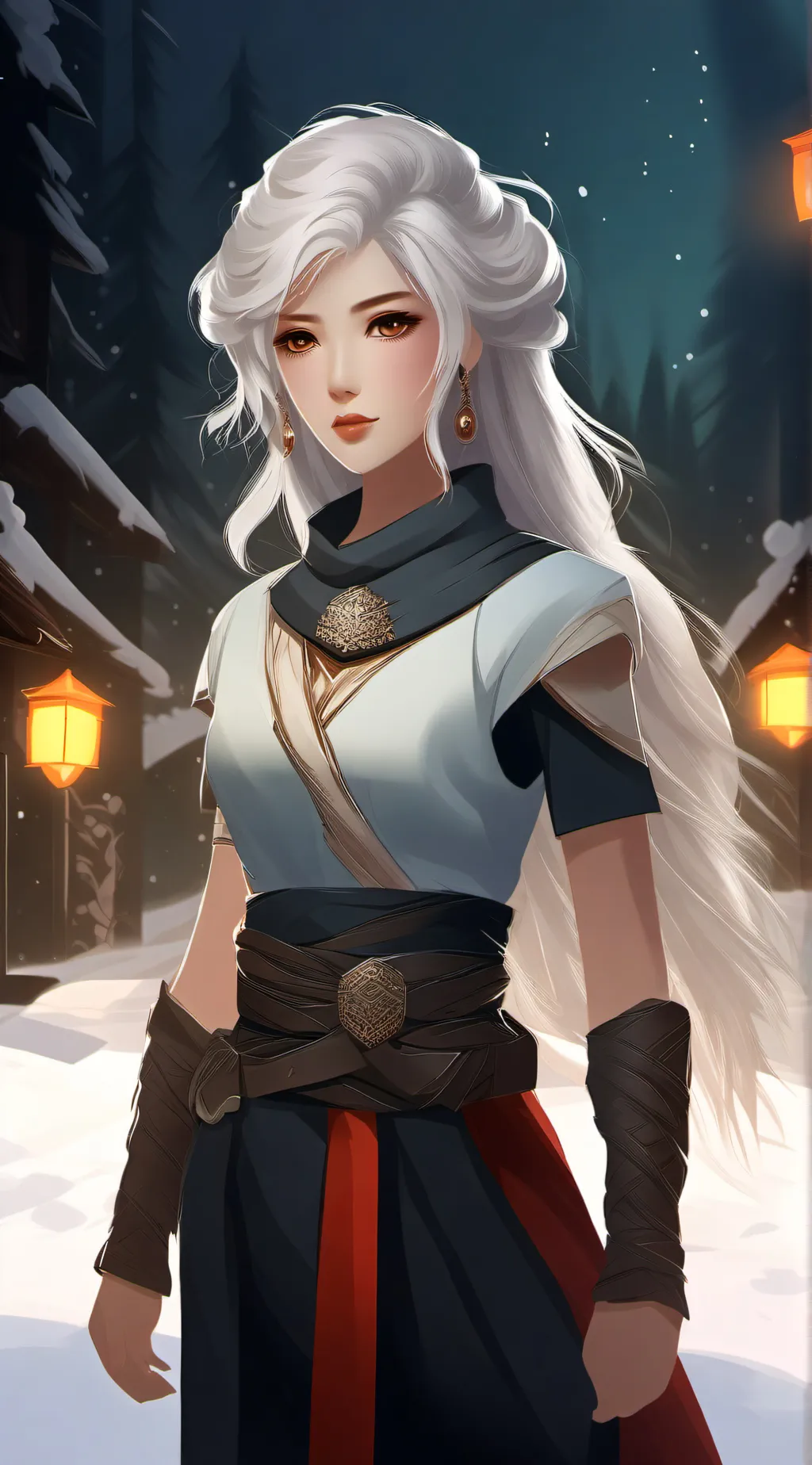 ai character: Shino background