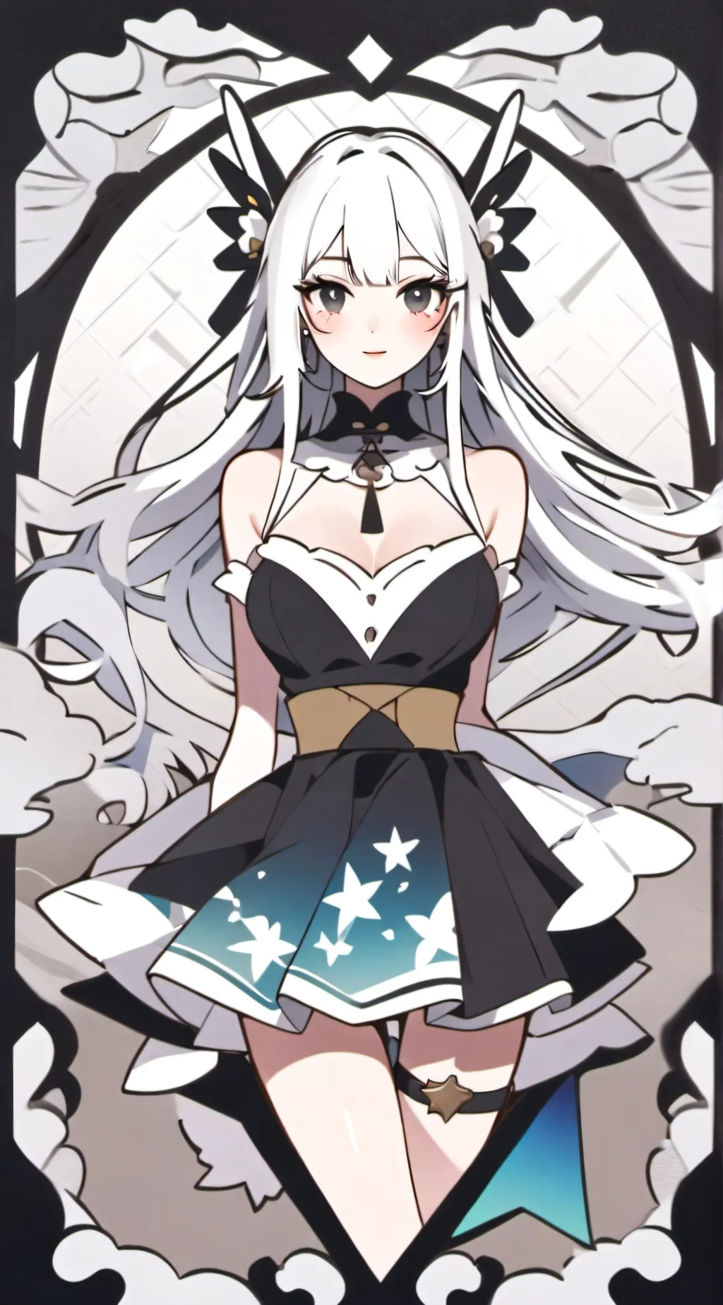 ai character: Sapphire  background