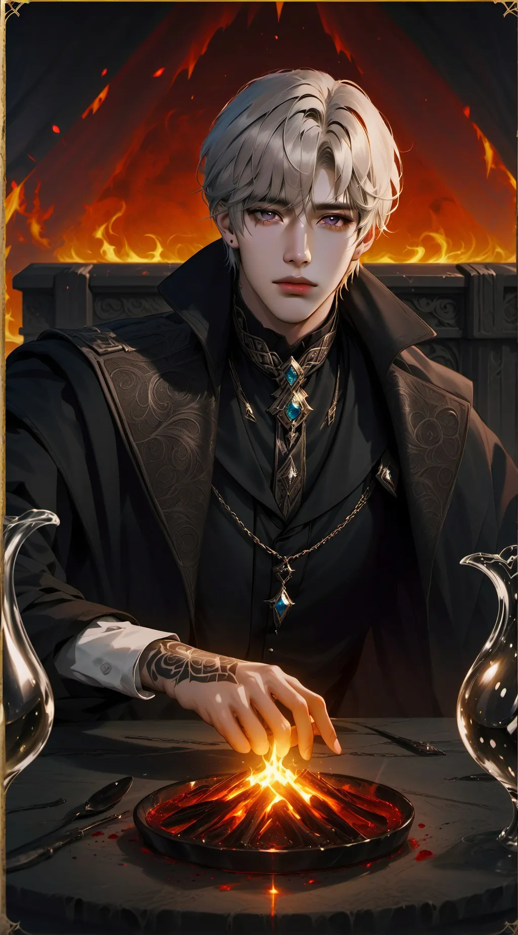 ai character: Kim Hyun Cha background
