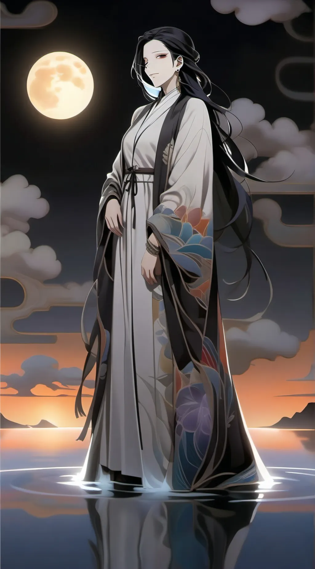 ai character: Luna background