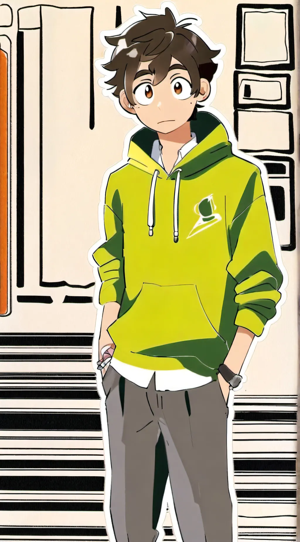 ai character: Eddsworld background
