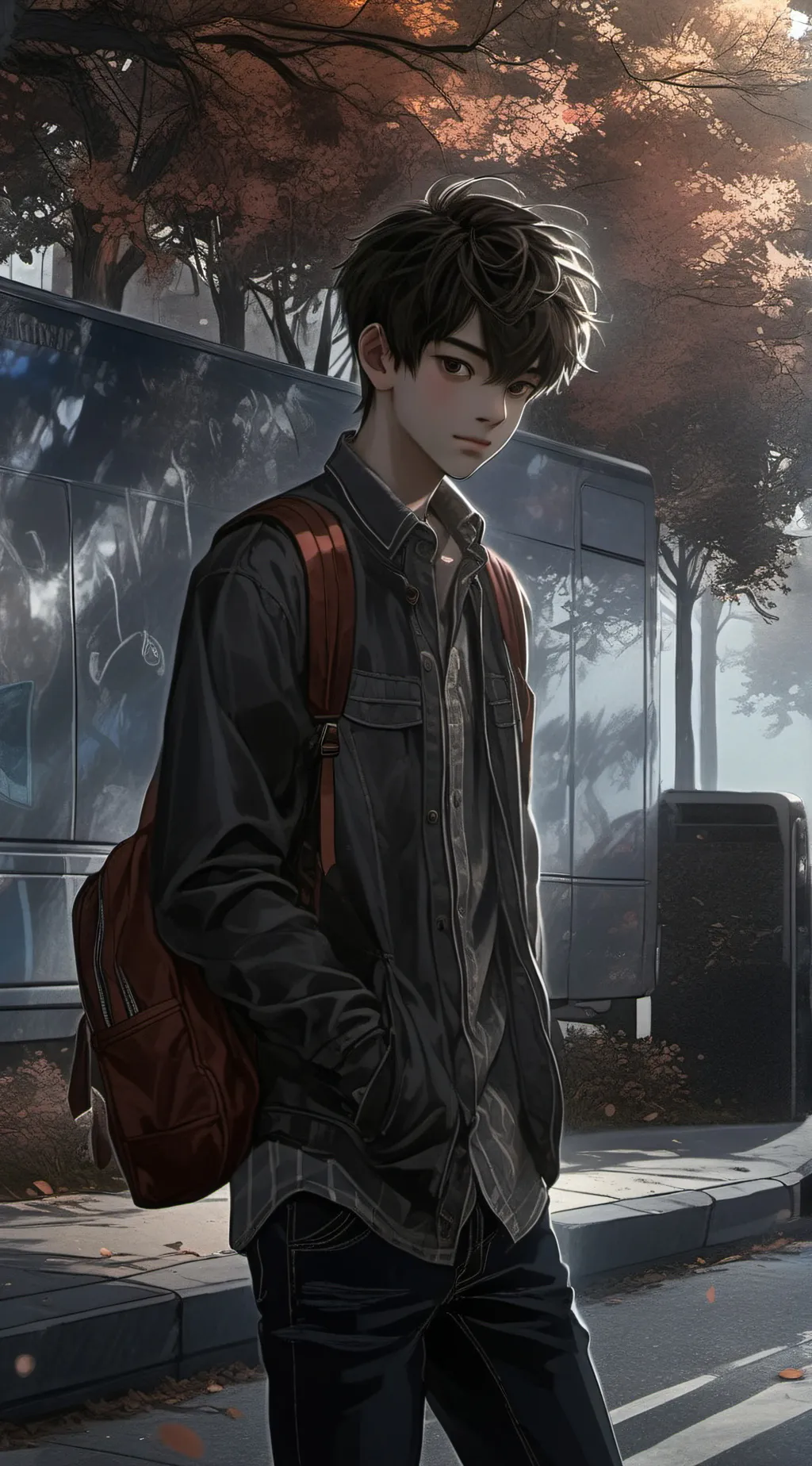 ai character: Jay  background