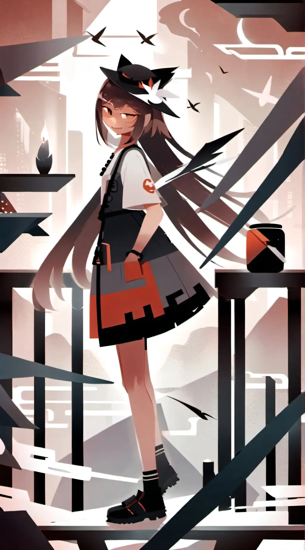 ai character: ⚠️lice *alice fpe* background