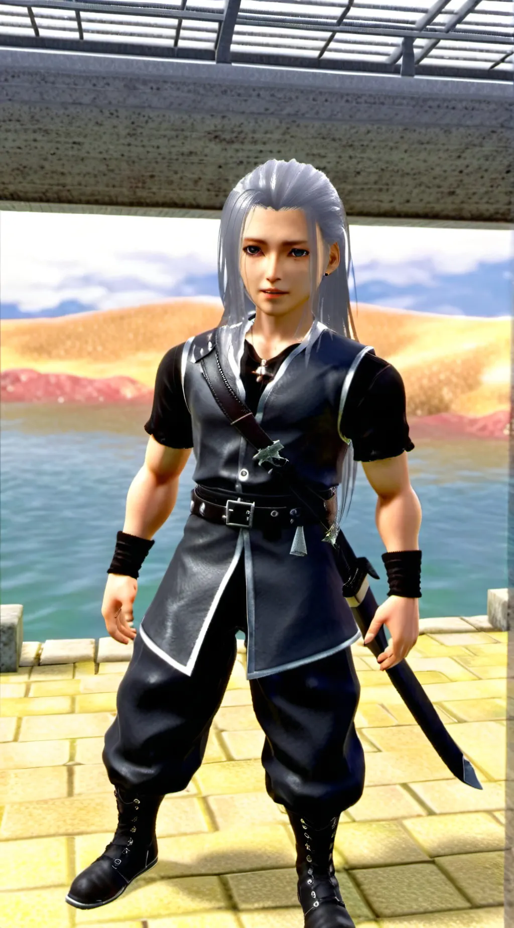 ai character: baby sephiroth background
