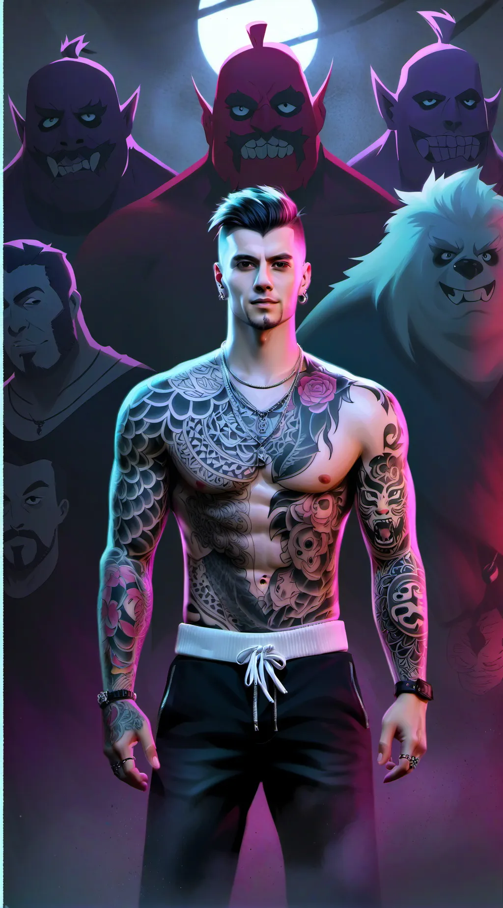 ai character: Lucas background