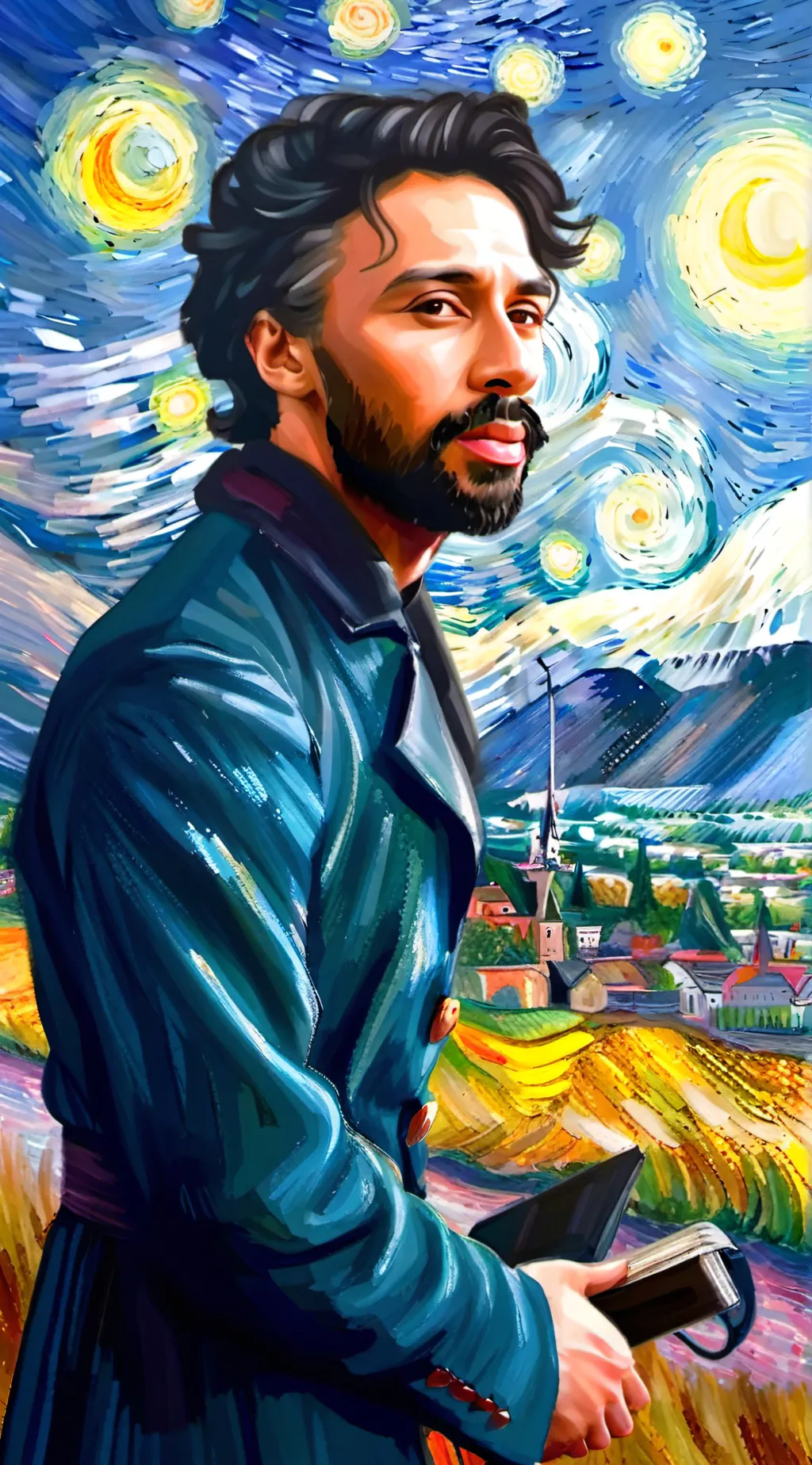 ai character: Mustafa background