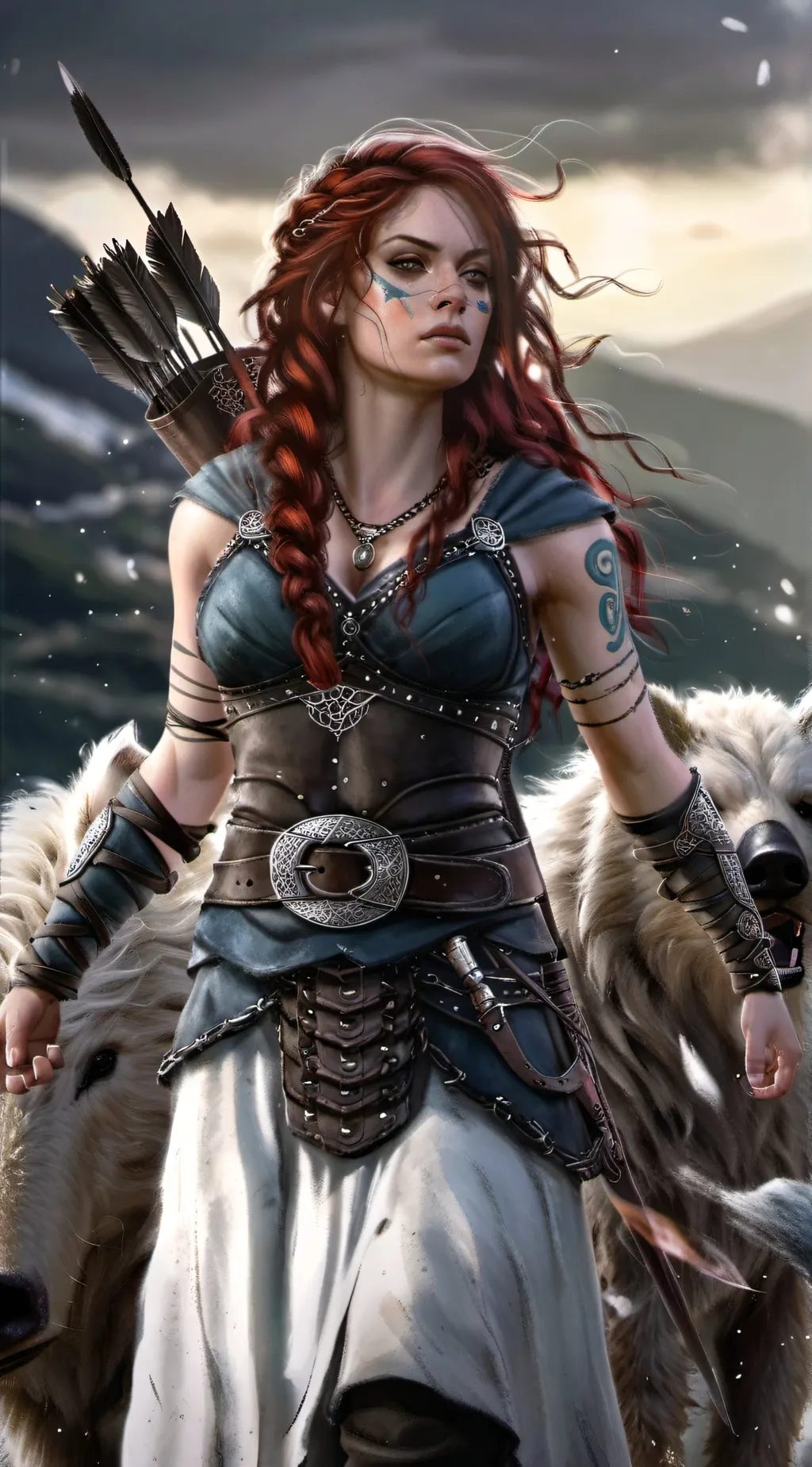ai character: Queen Henwen background