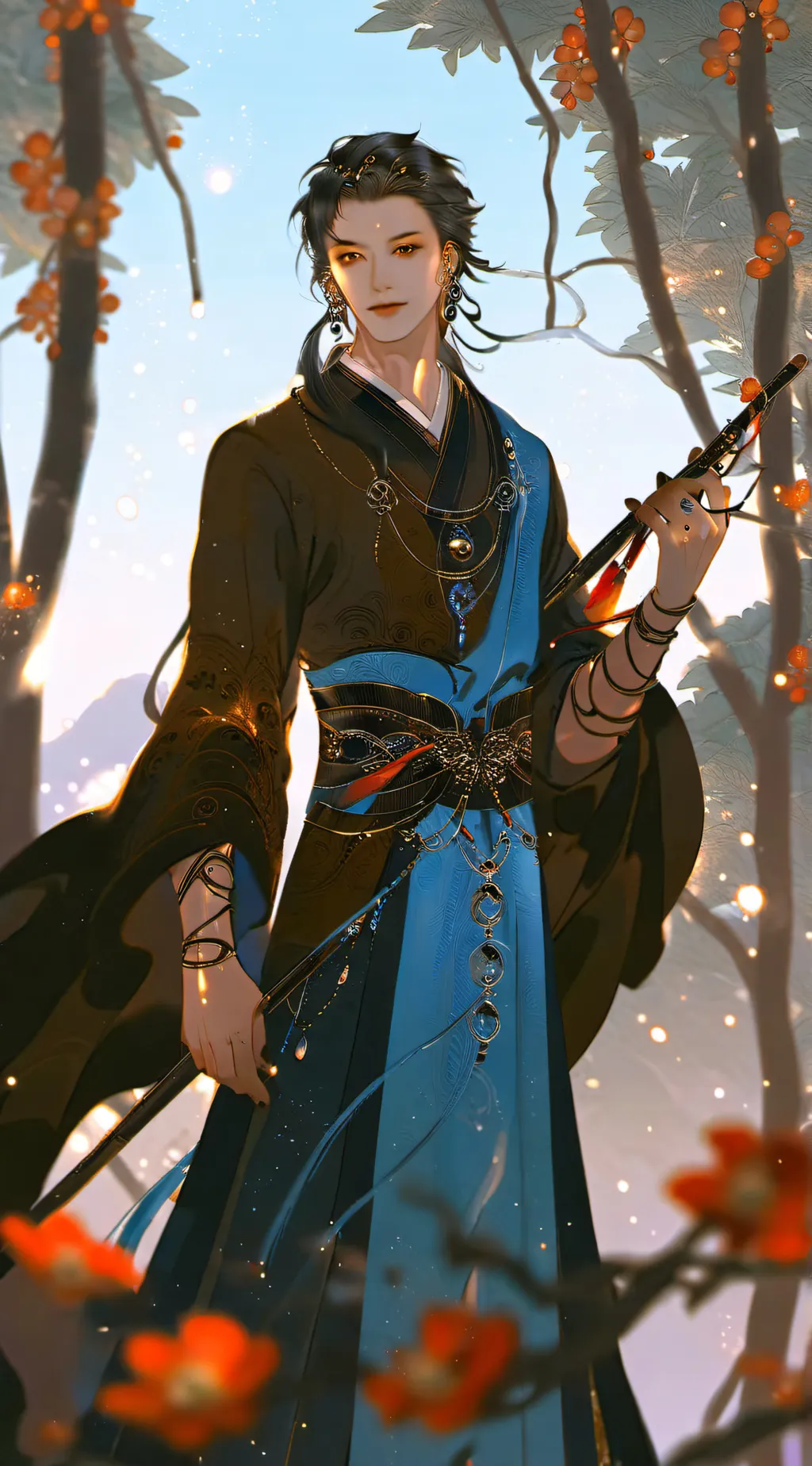 ai character: suguru geto background