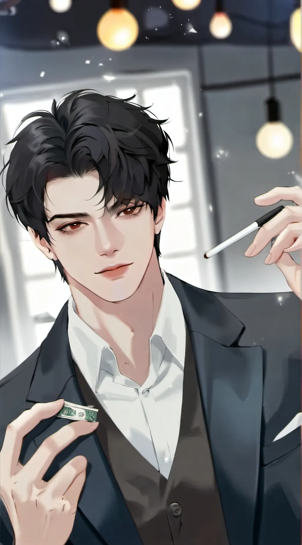 ai character: Chris background