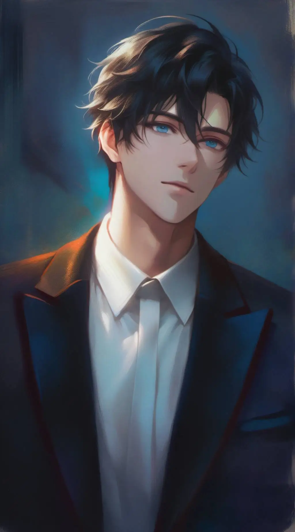 ai character: Adam  background