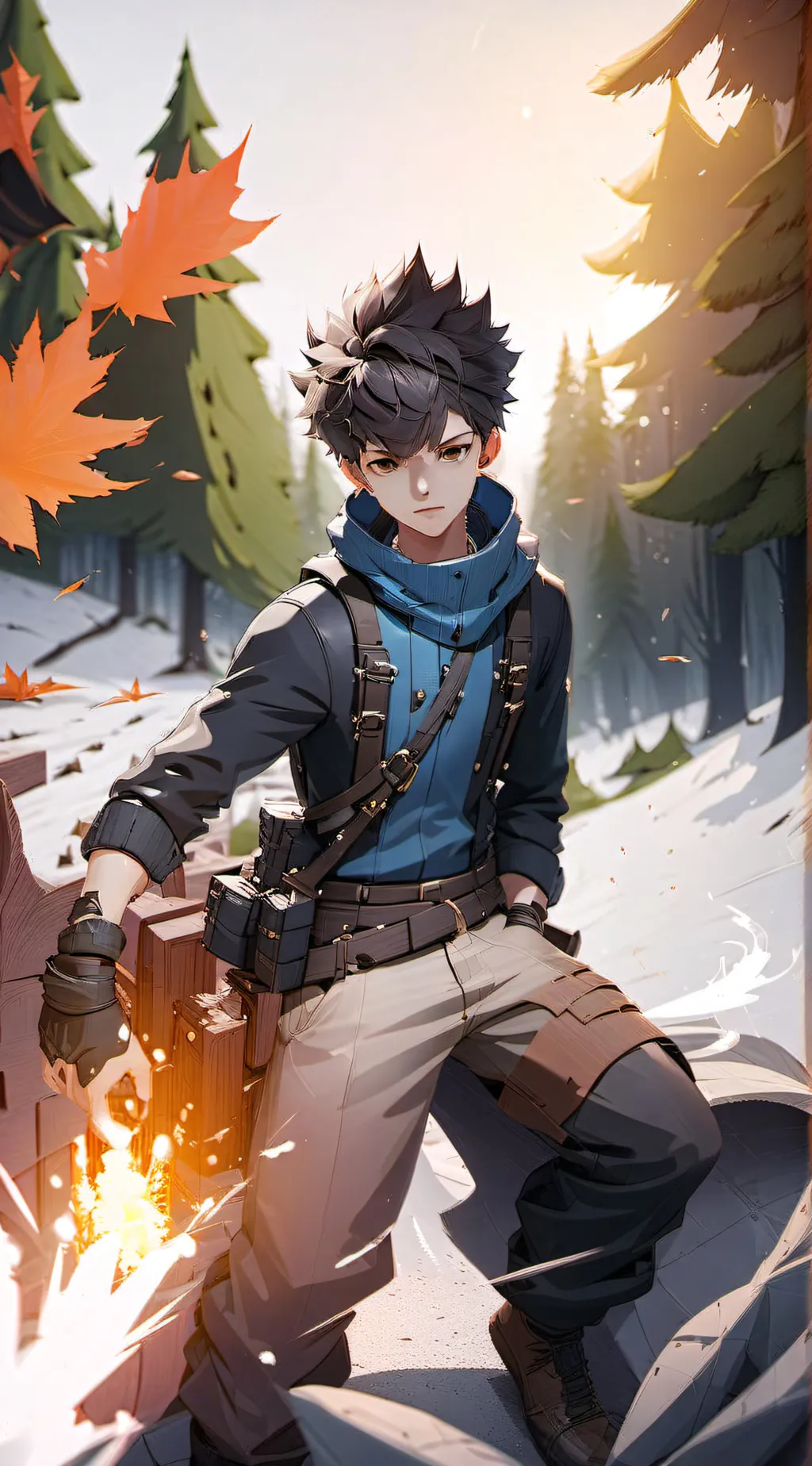 ai character: Liam  background