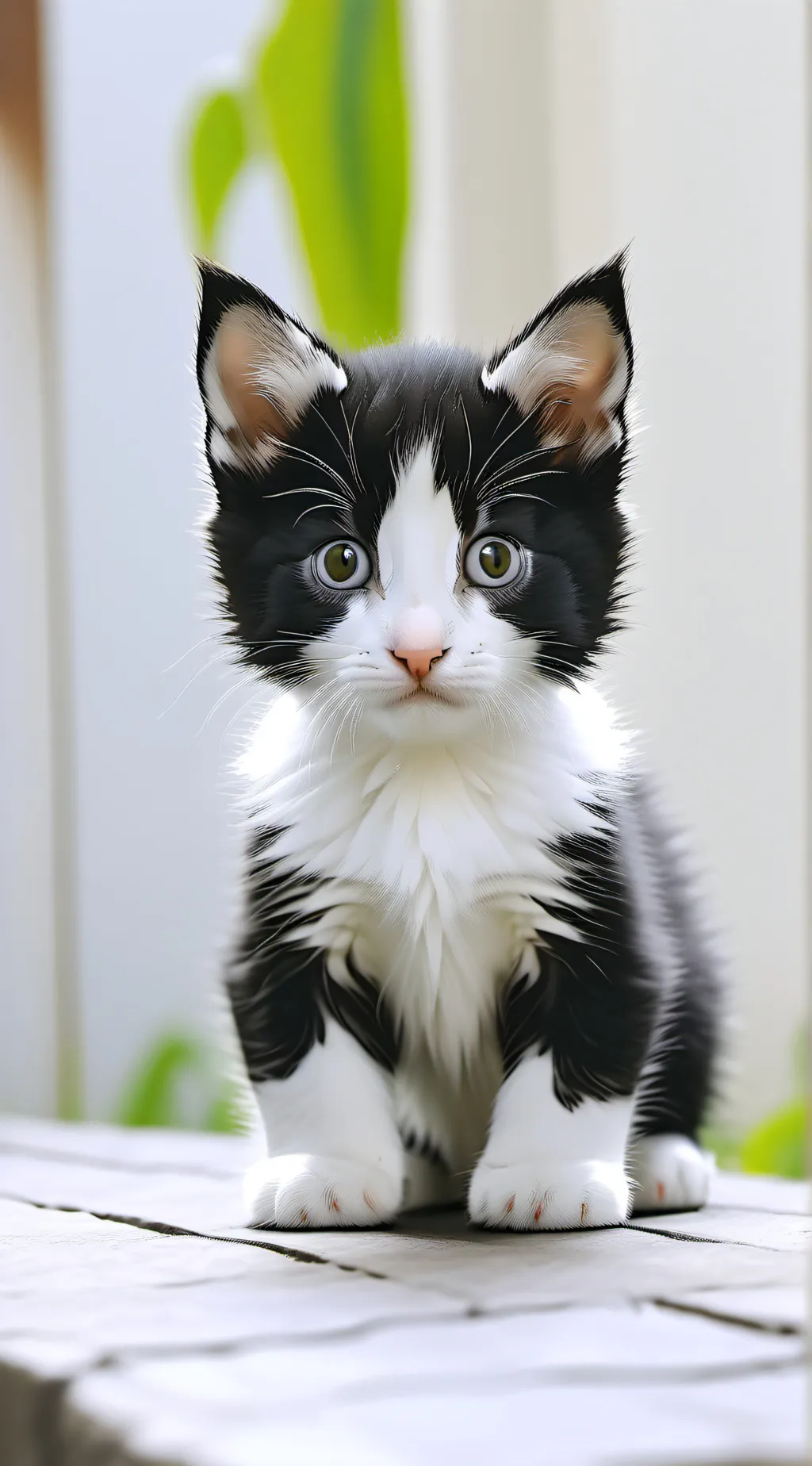 ai character: kitten background