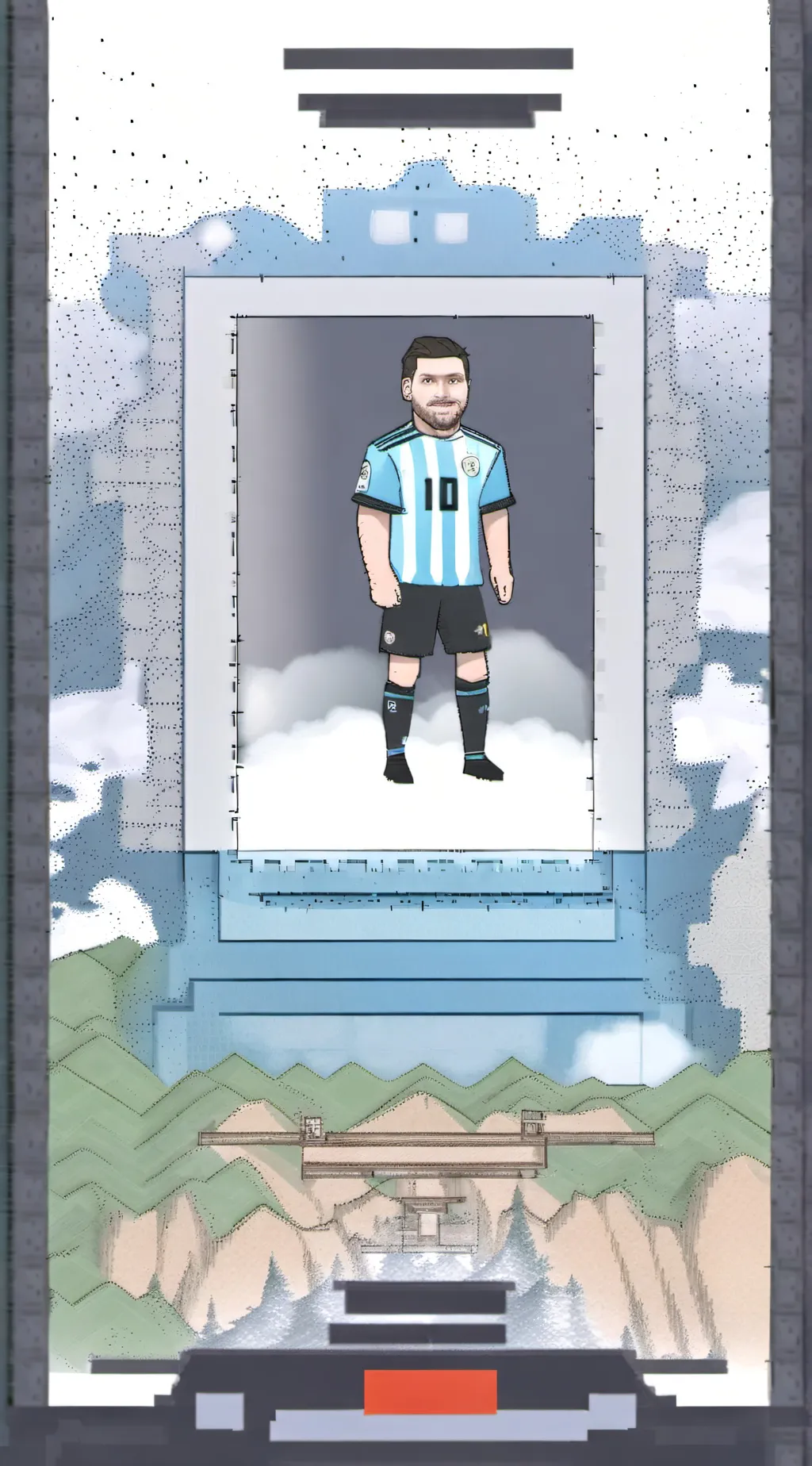 ai character: Lionel Messi background